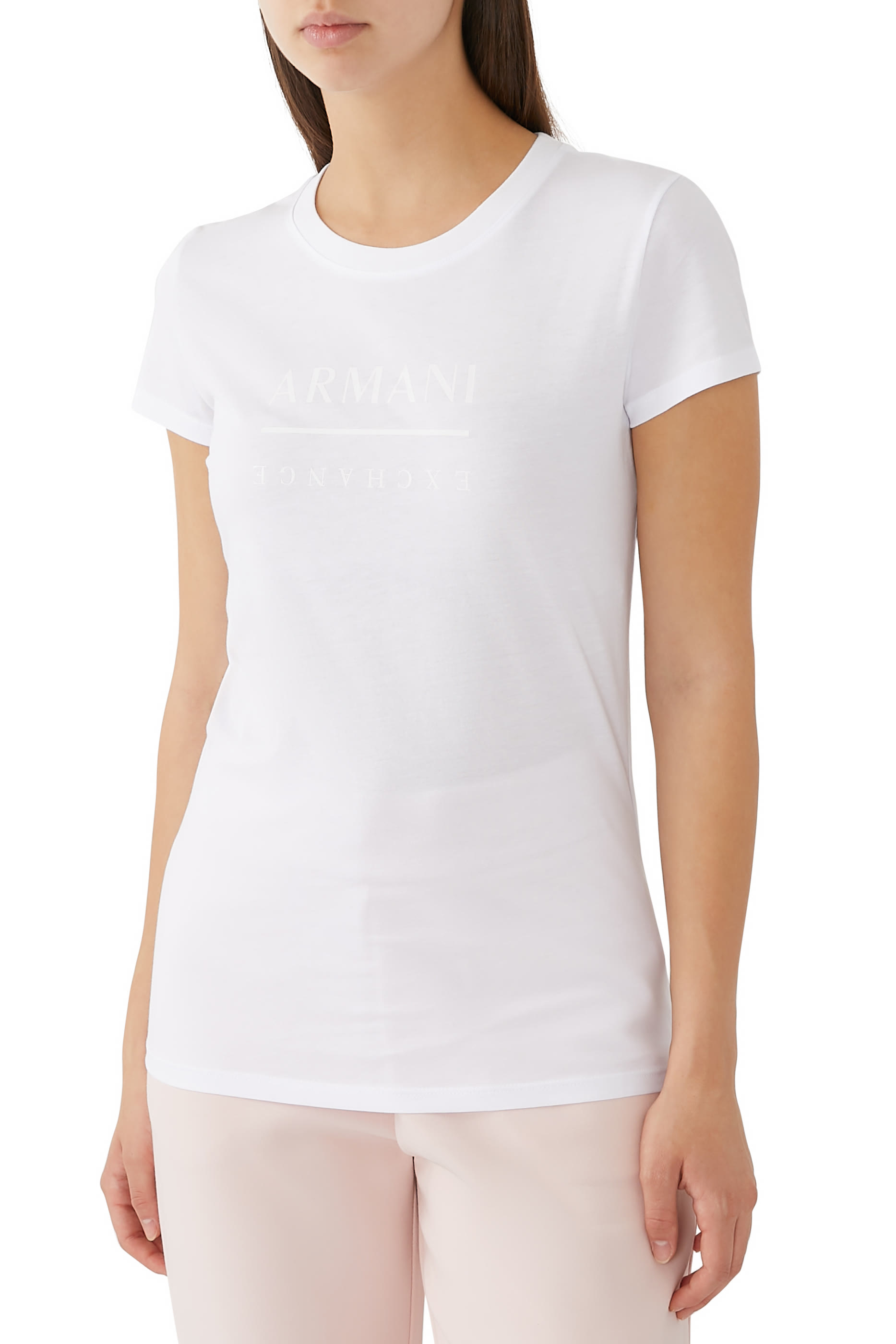 تيشيرت بشعار الماركة قطن