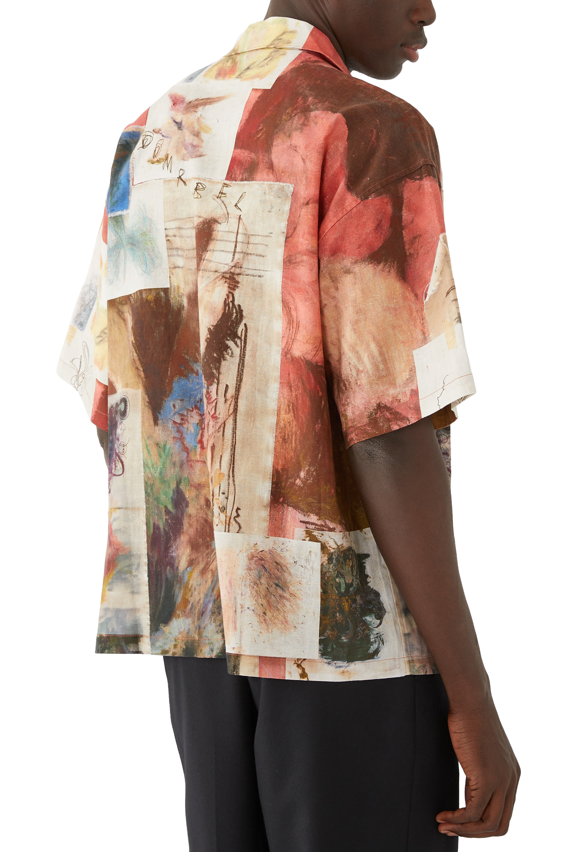 قميص وولفلاور بياقة مطوية