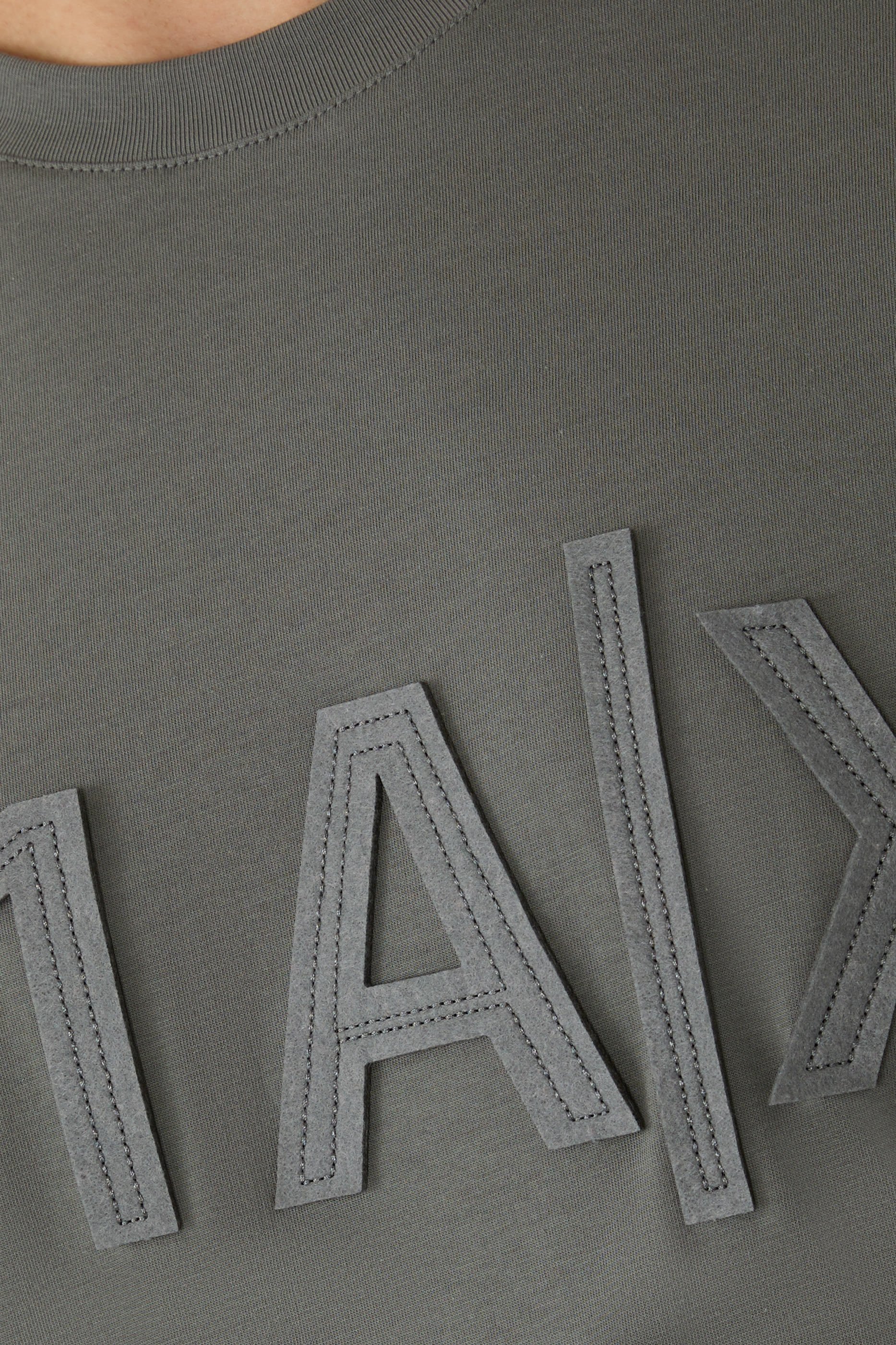 تيشيرت بشعار الماركة قطن جيرسيه 