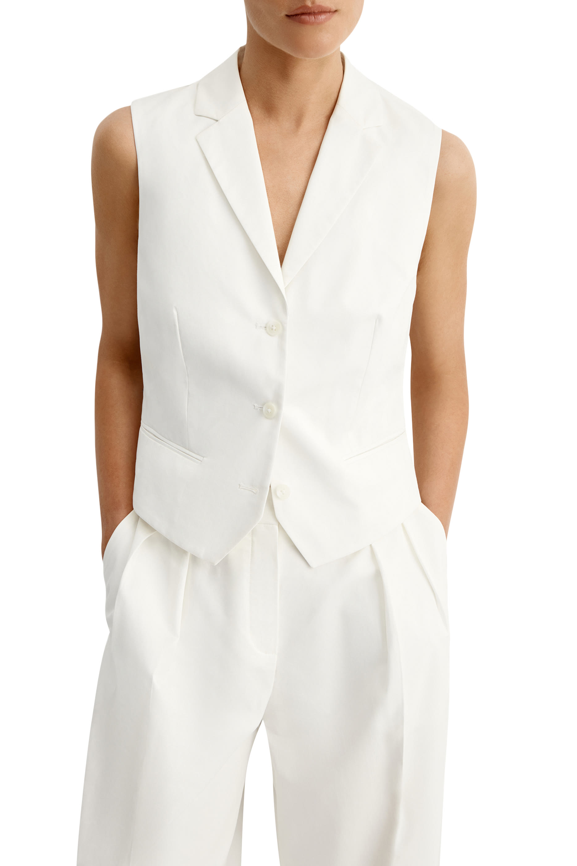 فيست بياقة V قطن ولايوسيل