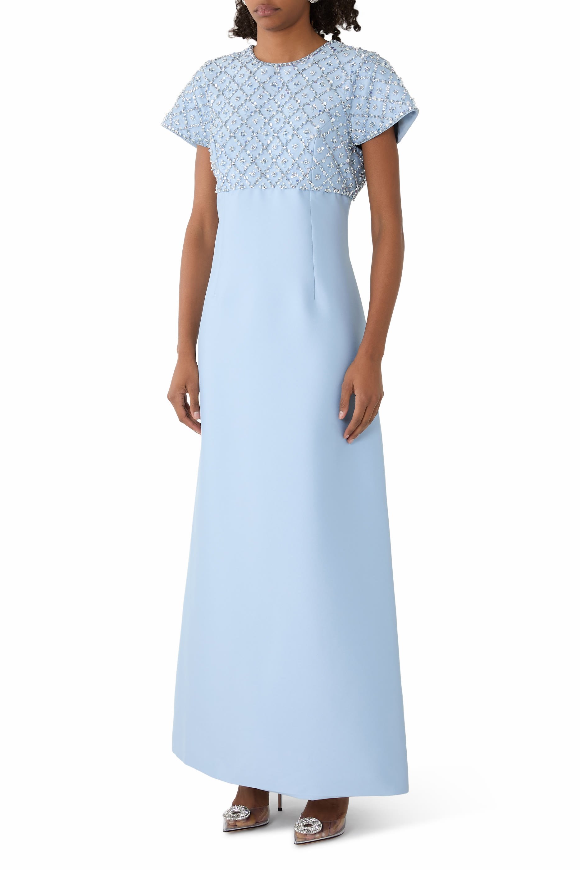 فستان سهرة أمستردام بتطريزات