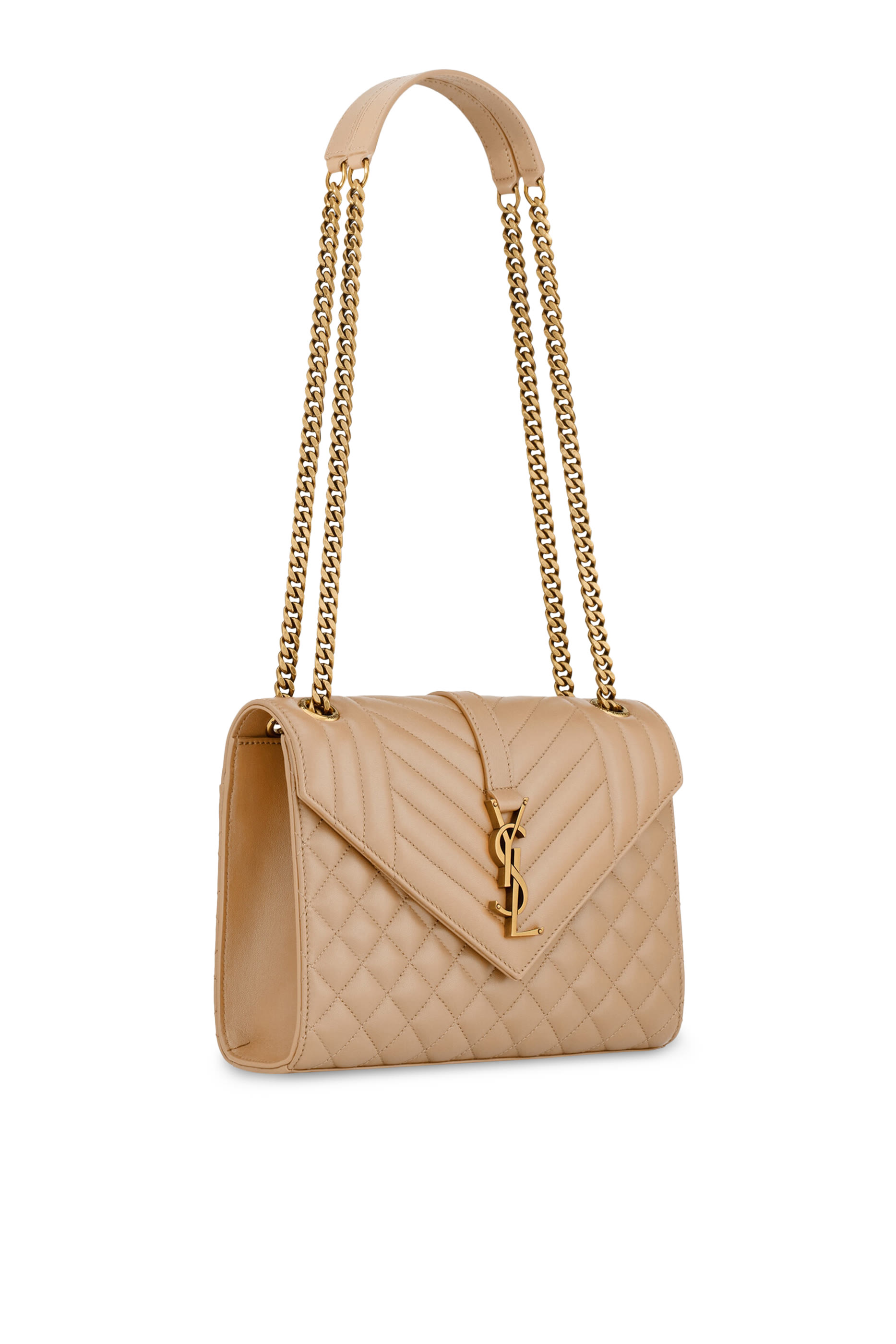 حقيبة متوسطة بتصميم ظرف بحمالة سلسلة