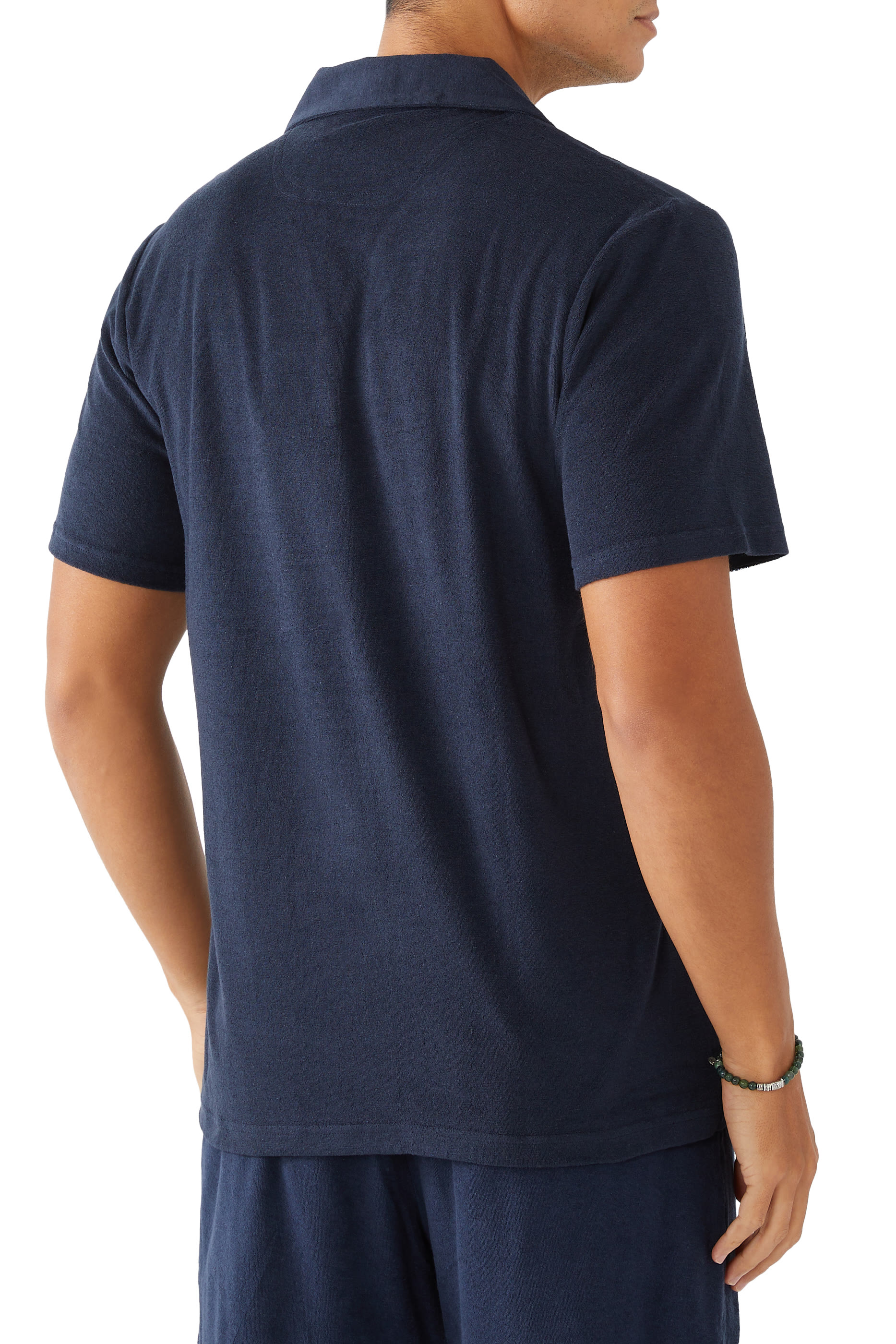 قميص بولو فاوستينو من تيري بمزيج قطن