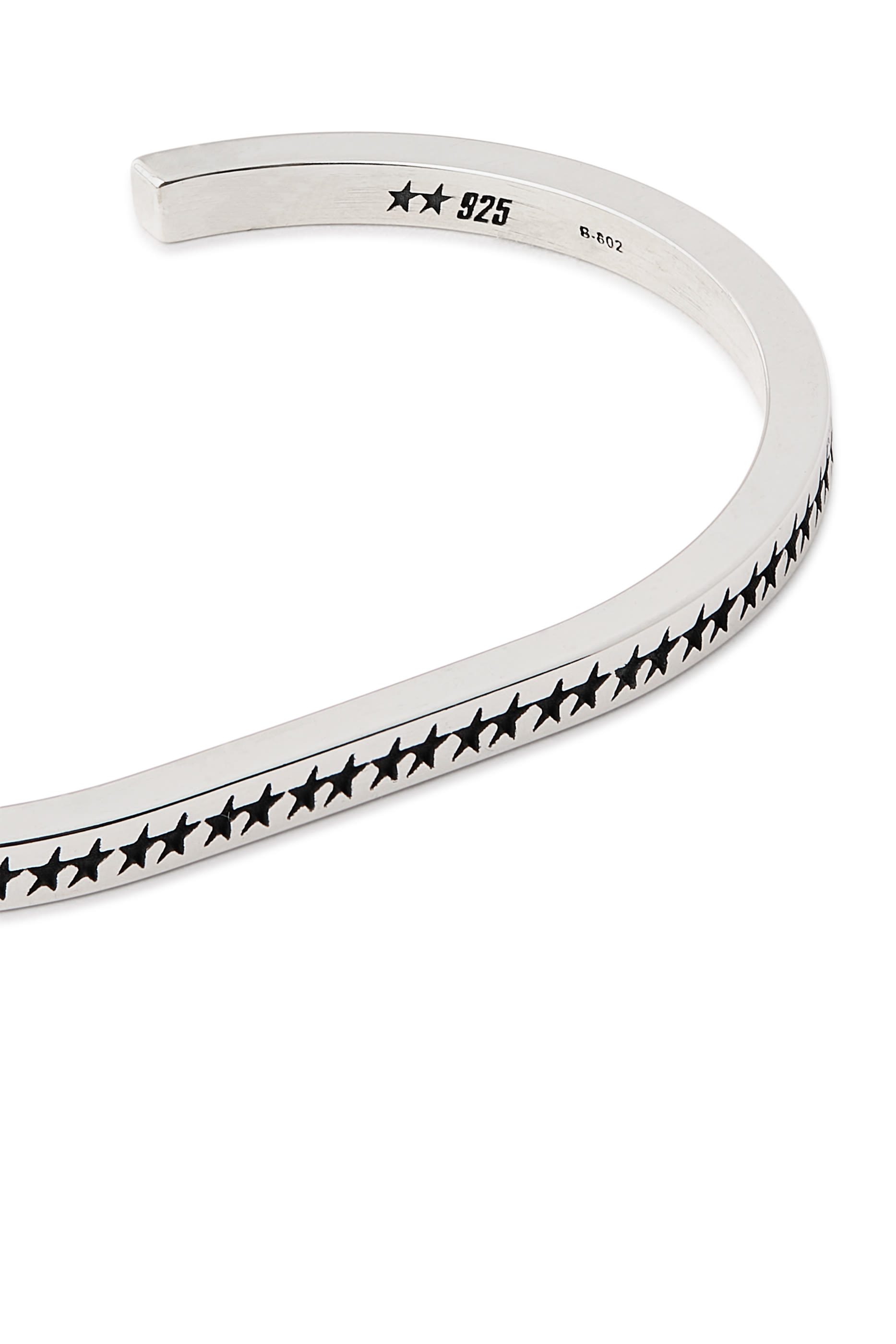 Icon Monogram Bangle, 925 Sterling Silver