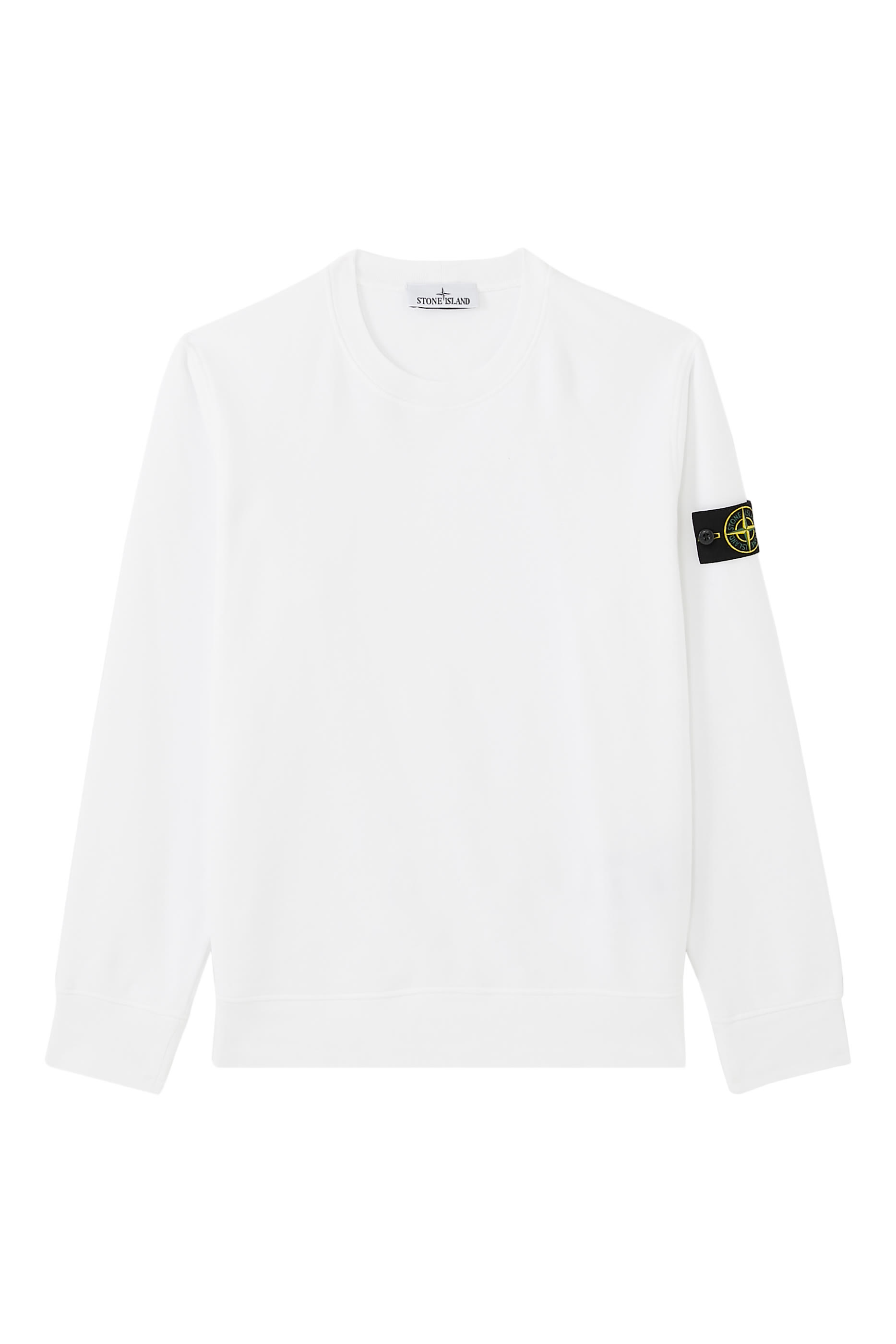 سويت شيرت بياقة ضيقة صوف قطن عضوي