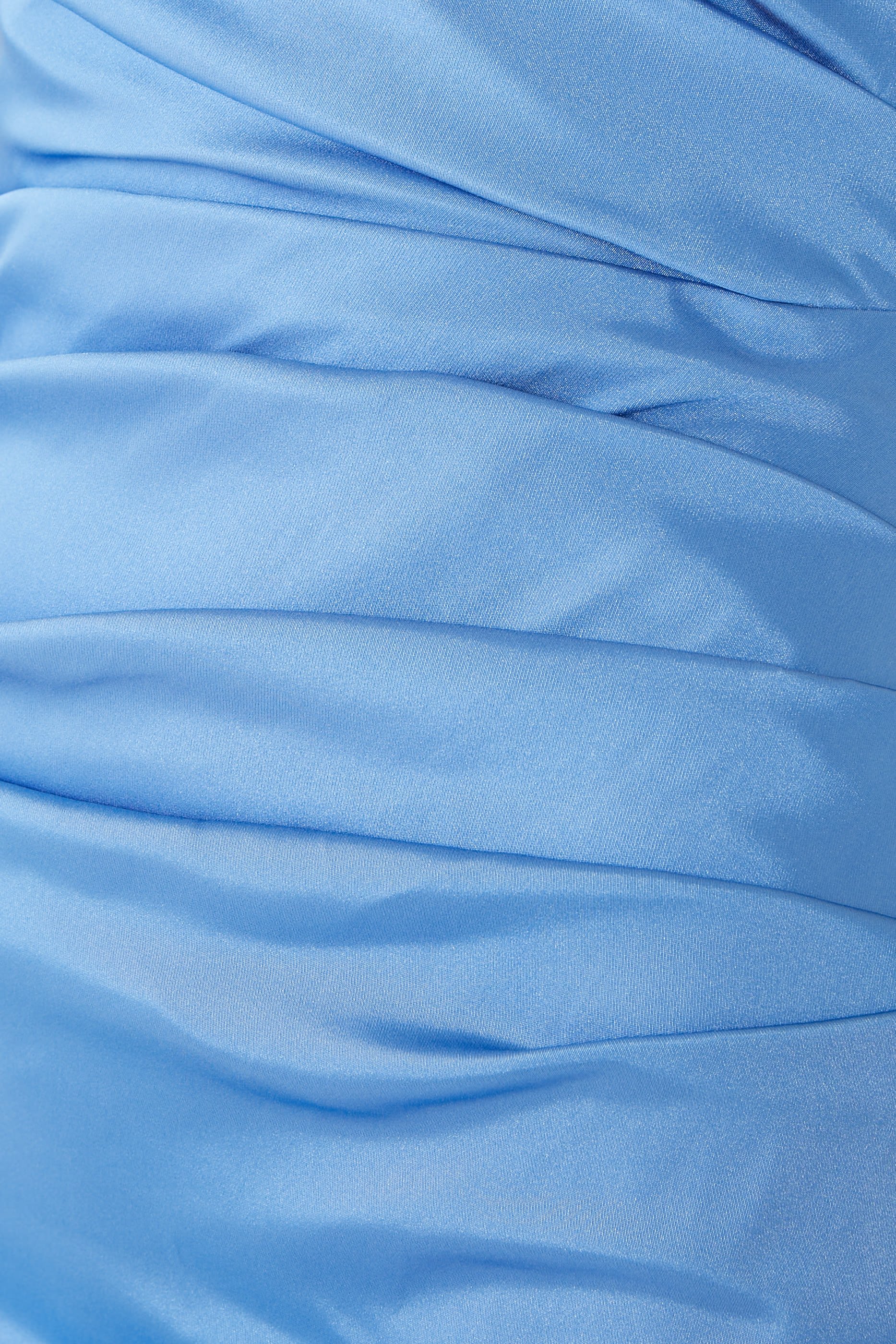 Off-Shoulder Stretch Satin Gown