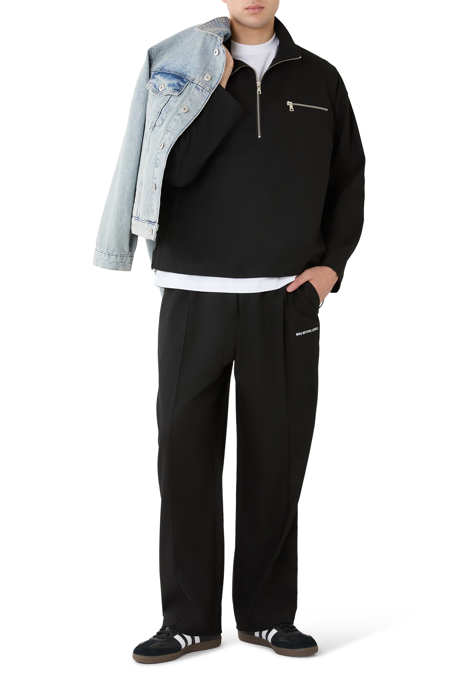 Mki Suiting Quarter Zip