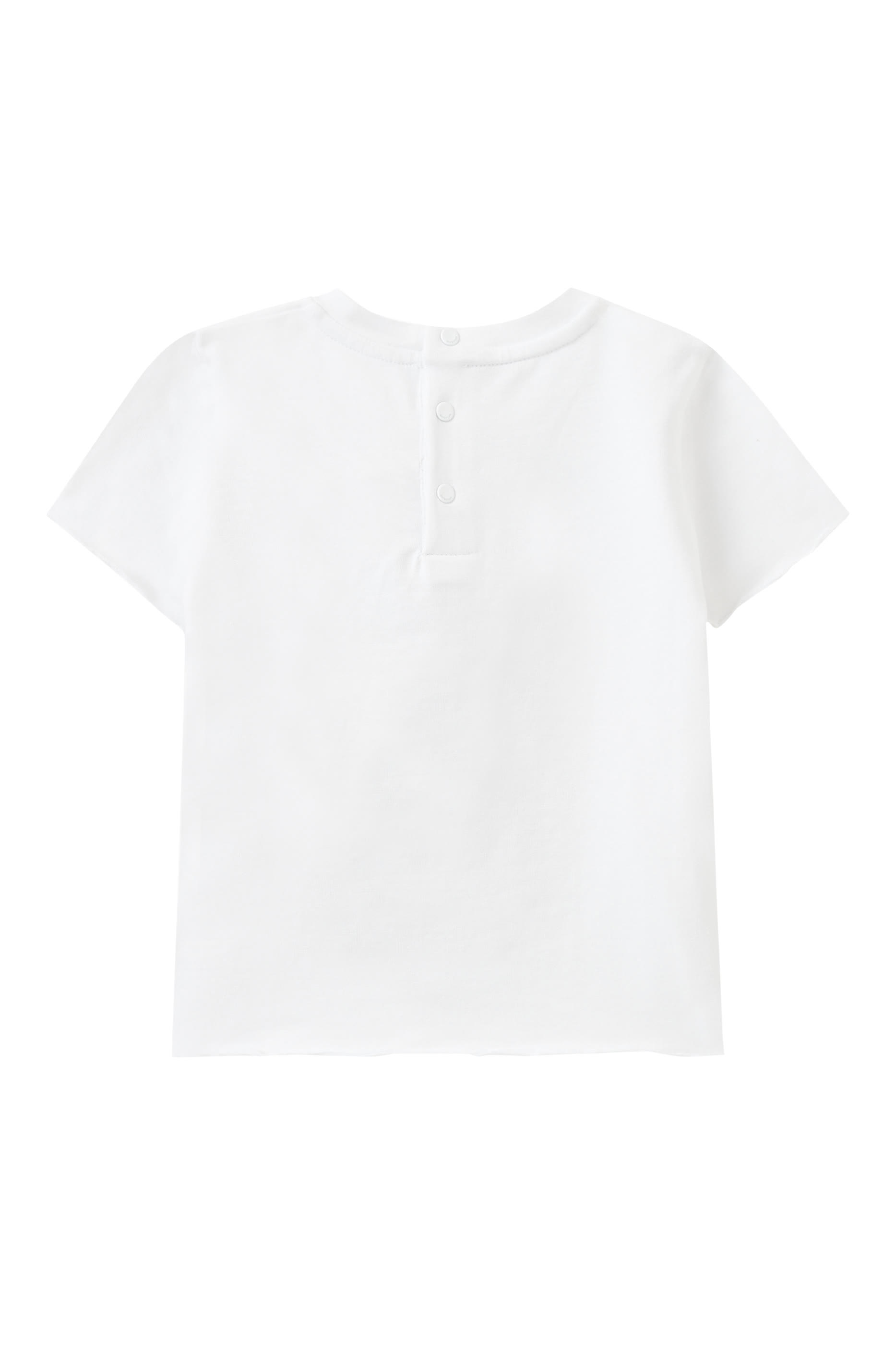 تيشيرت بأكمام قصيرة بشعار الماركة للأطفال