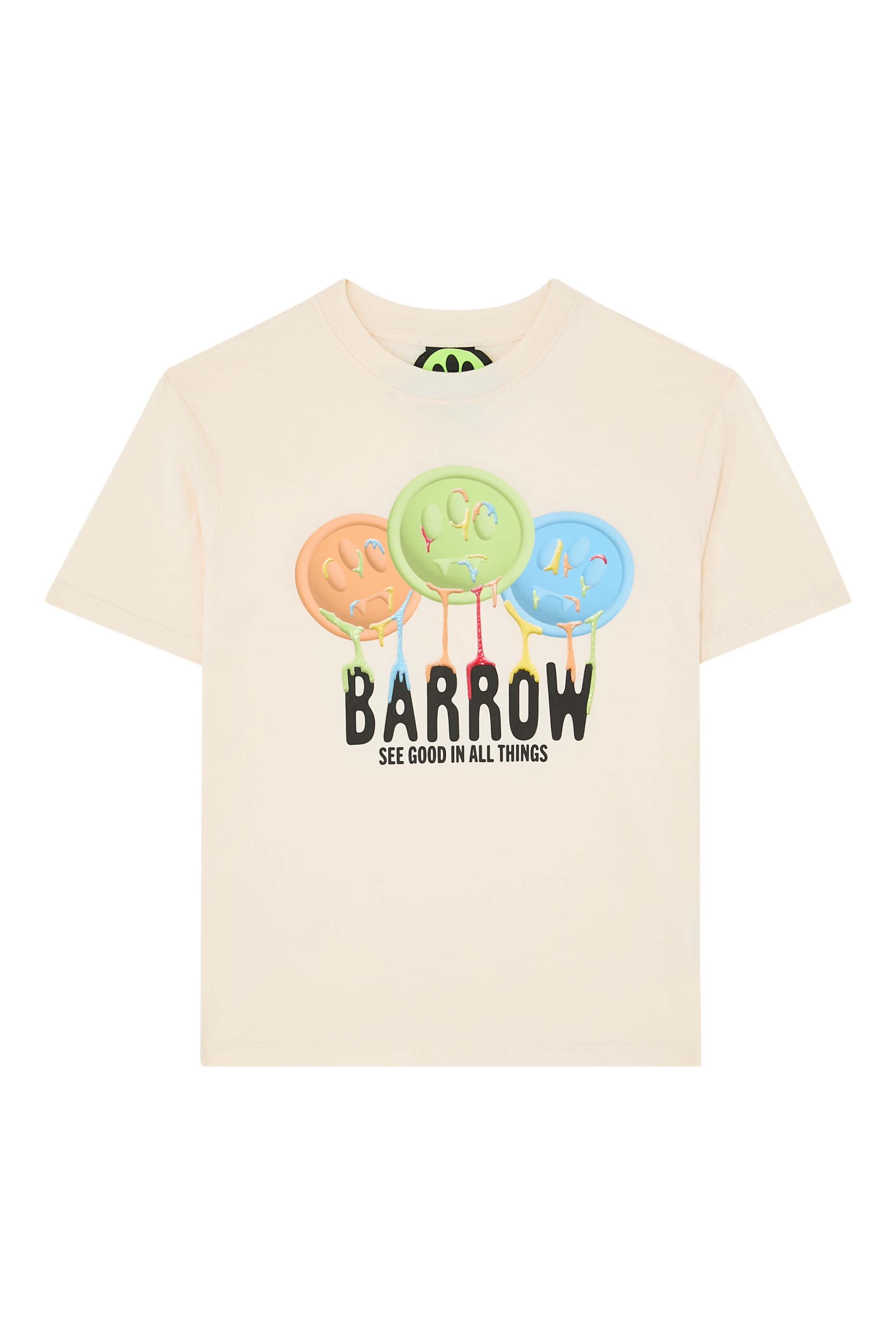 تيشيرت بشعار الماركة قطن للأطفال