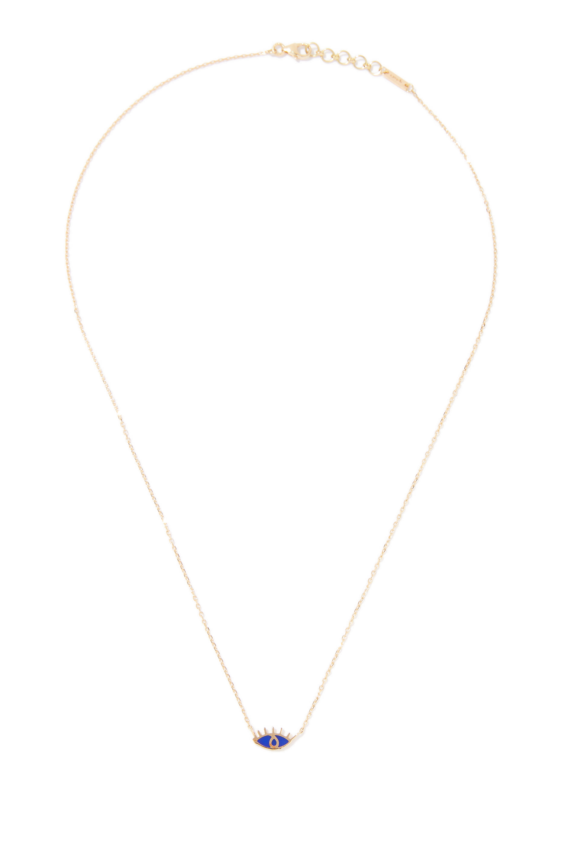 قلادة بدلّاية بتصمم عين حسود مطلية بمينا