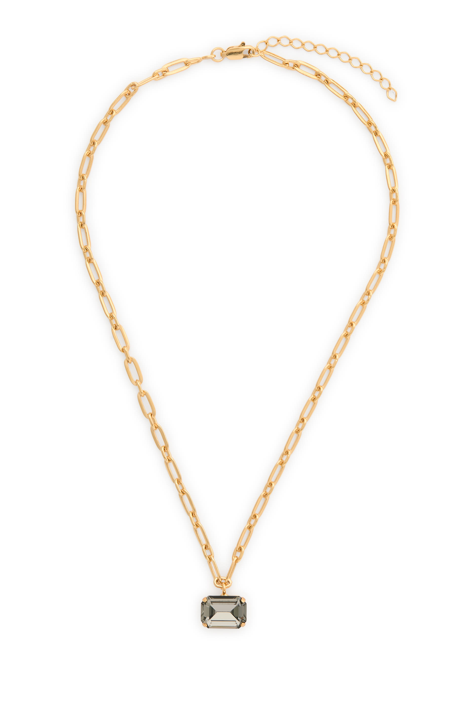 قلادة ليديا صغيرة، نحاس مطلي بذهب عيار 18