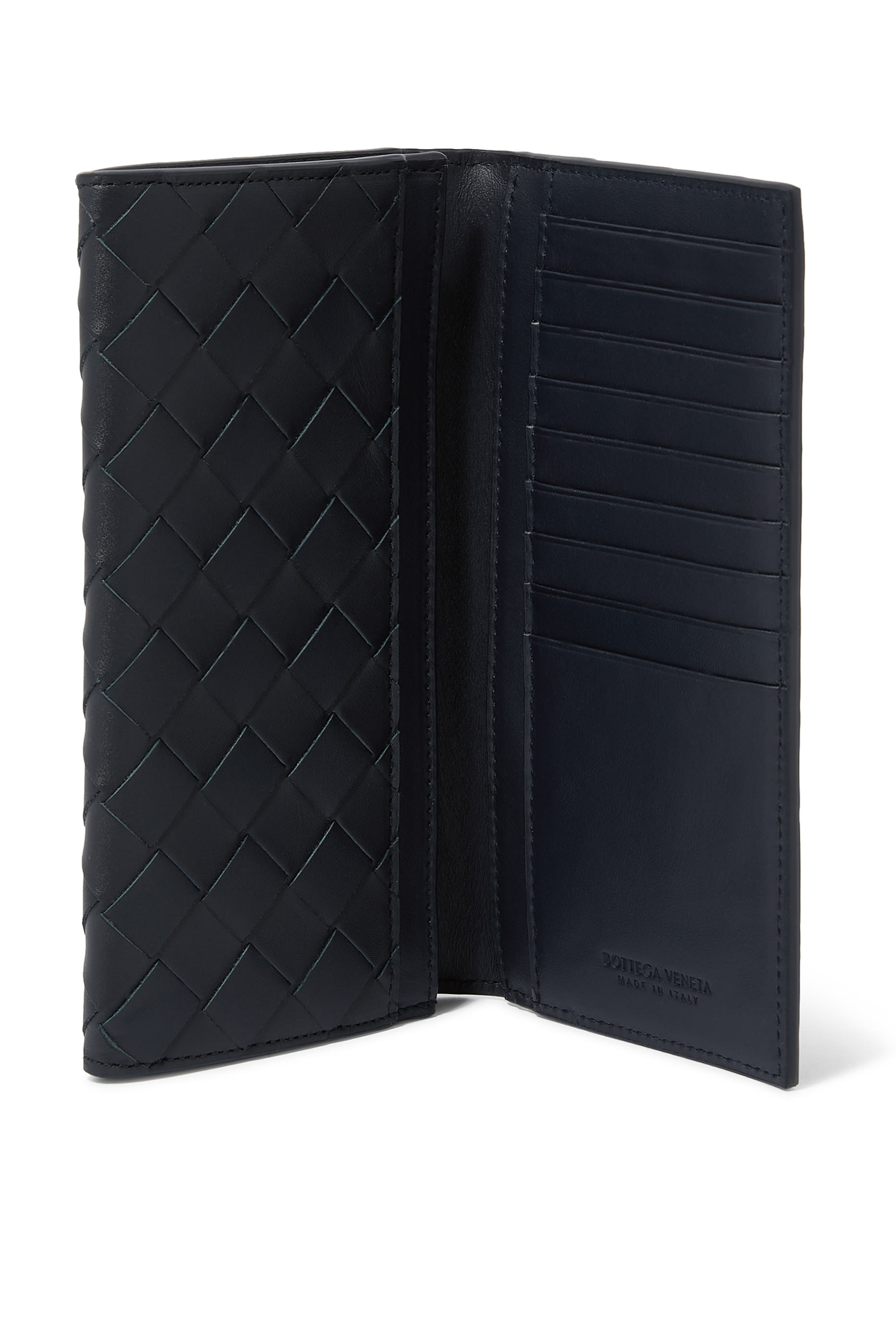 محفظة طويلة بتصميم مجدول مع محفظة عملات معدنية