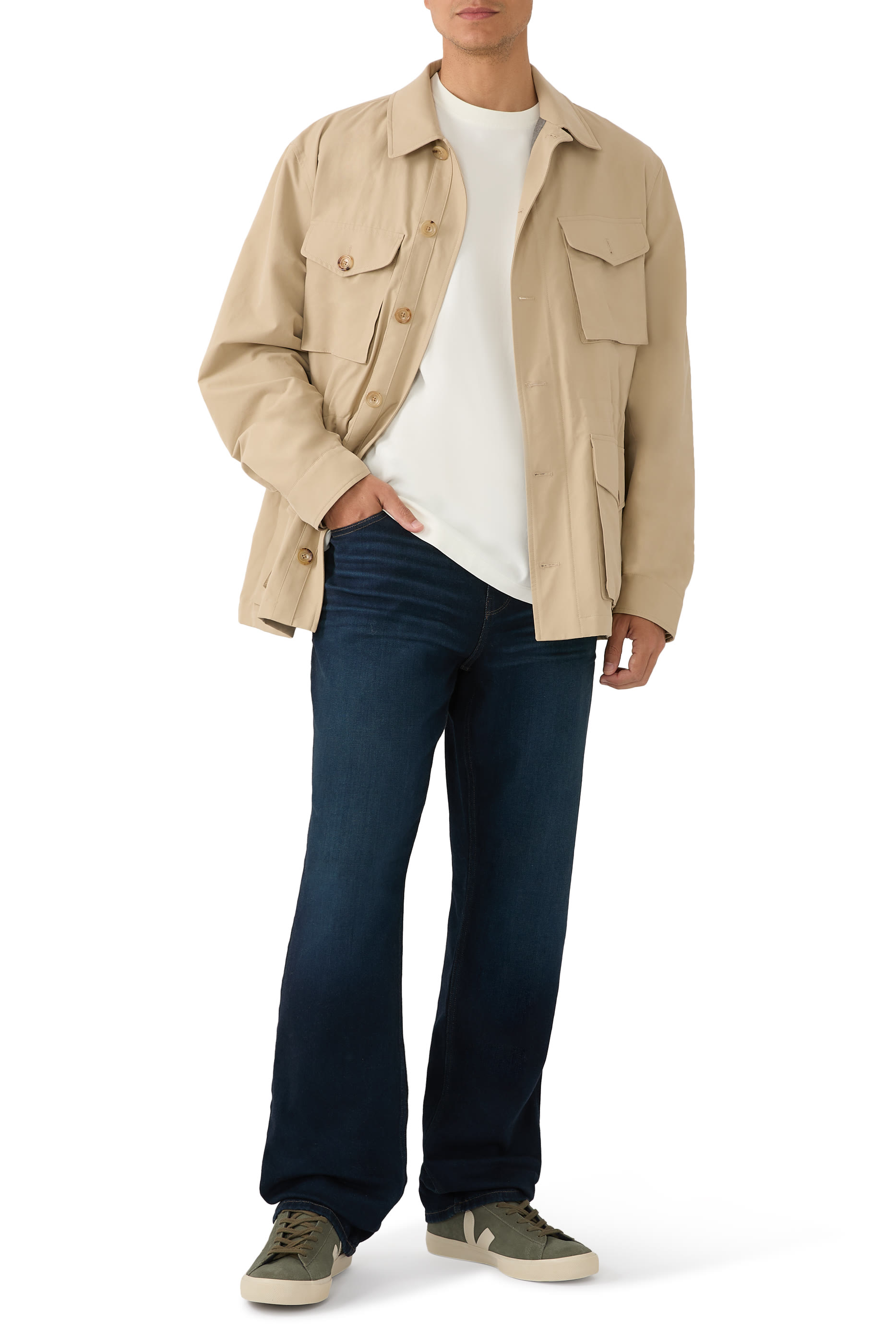 بنطال جينز نورماندي بقصة ساق مستقيمة