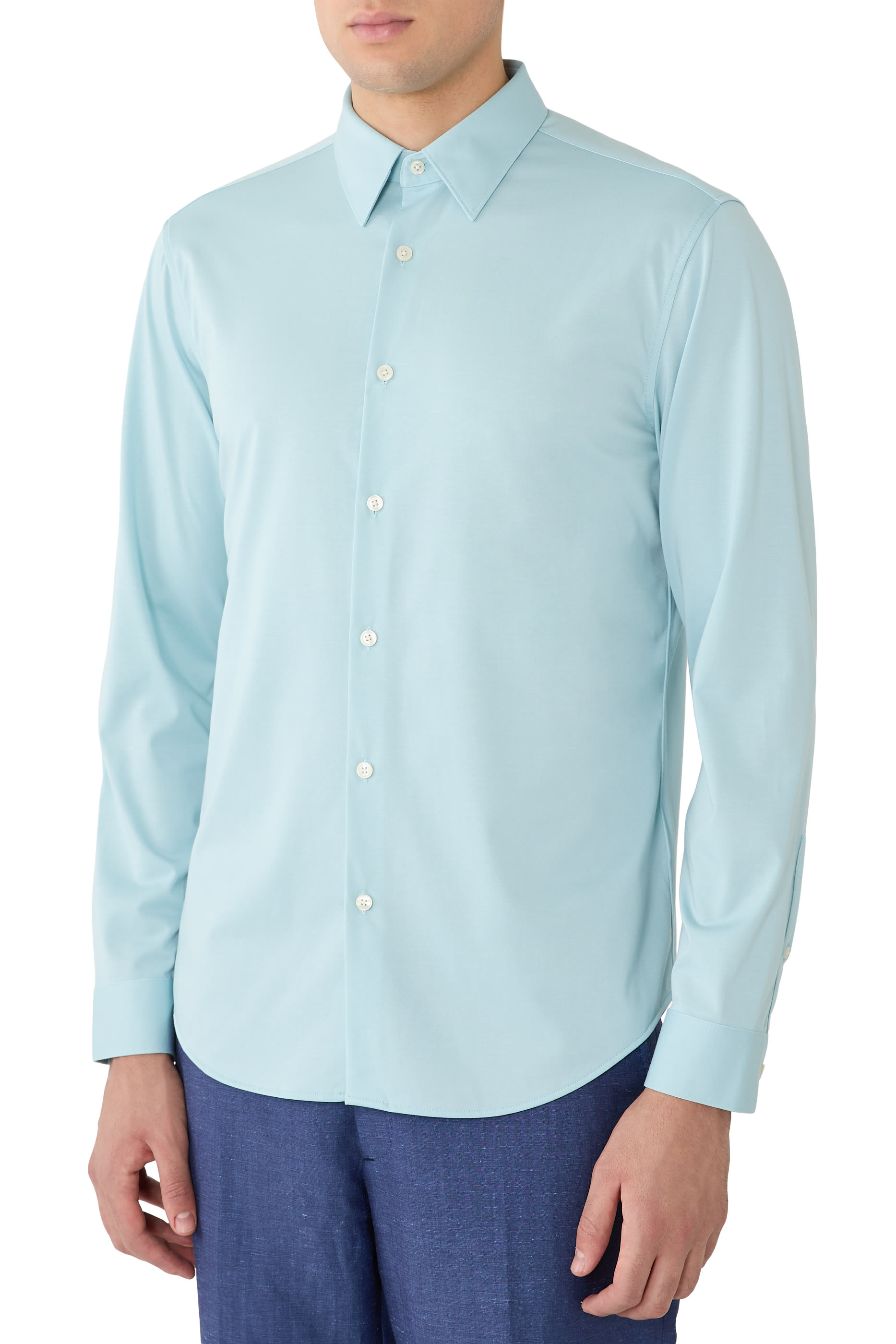 Sylvain Shirt in Structure Knit