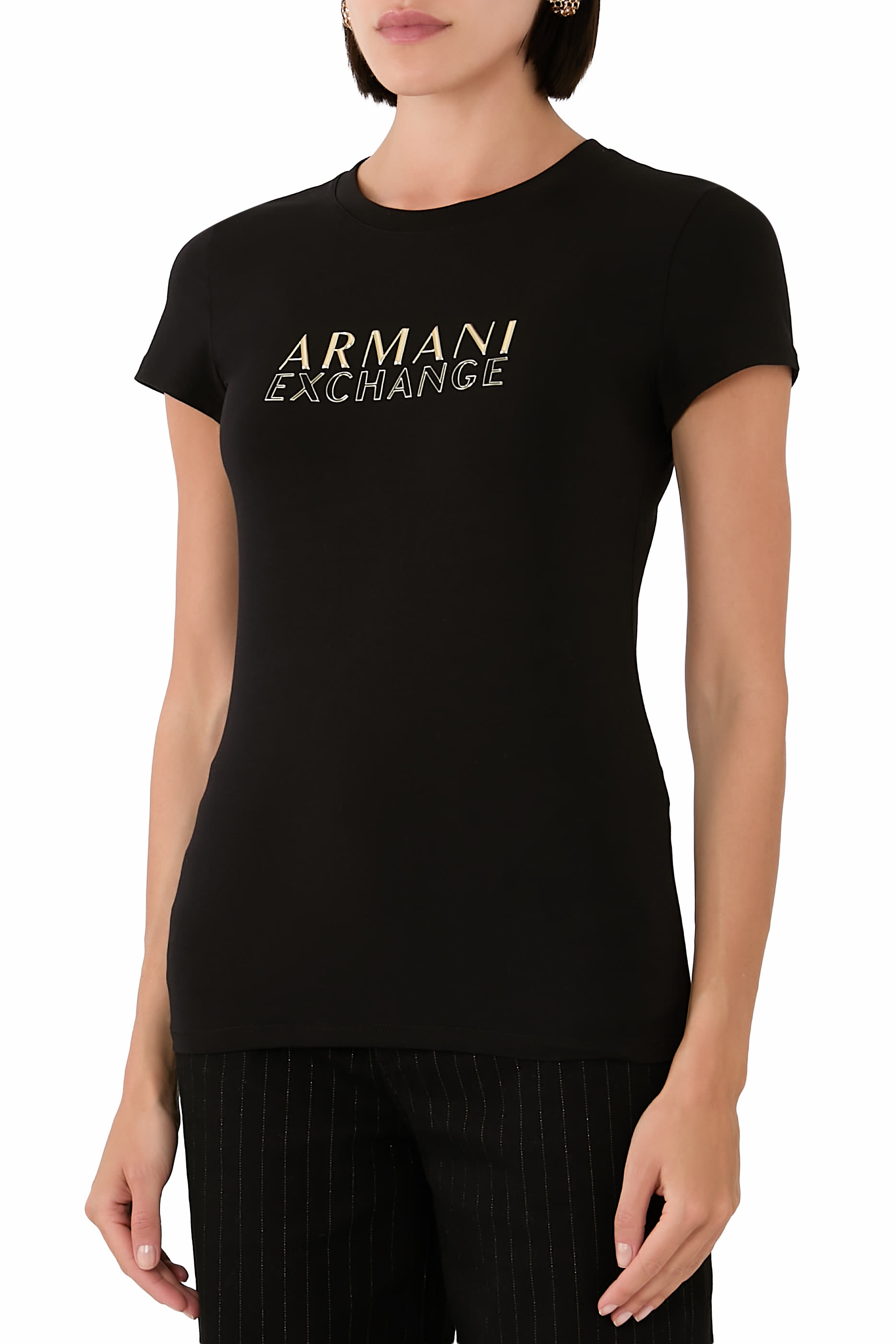  تيشيرت سالين دي جيرو بقصة ضيقة وشعار الماركة