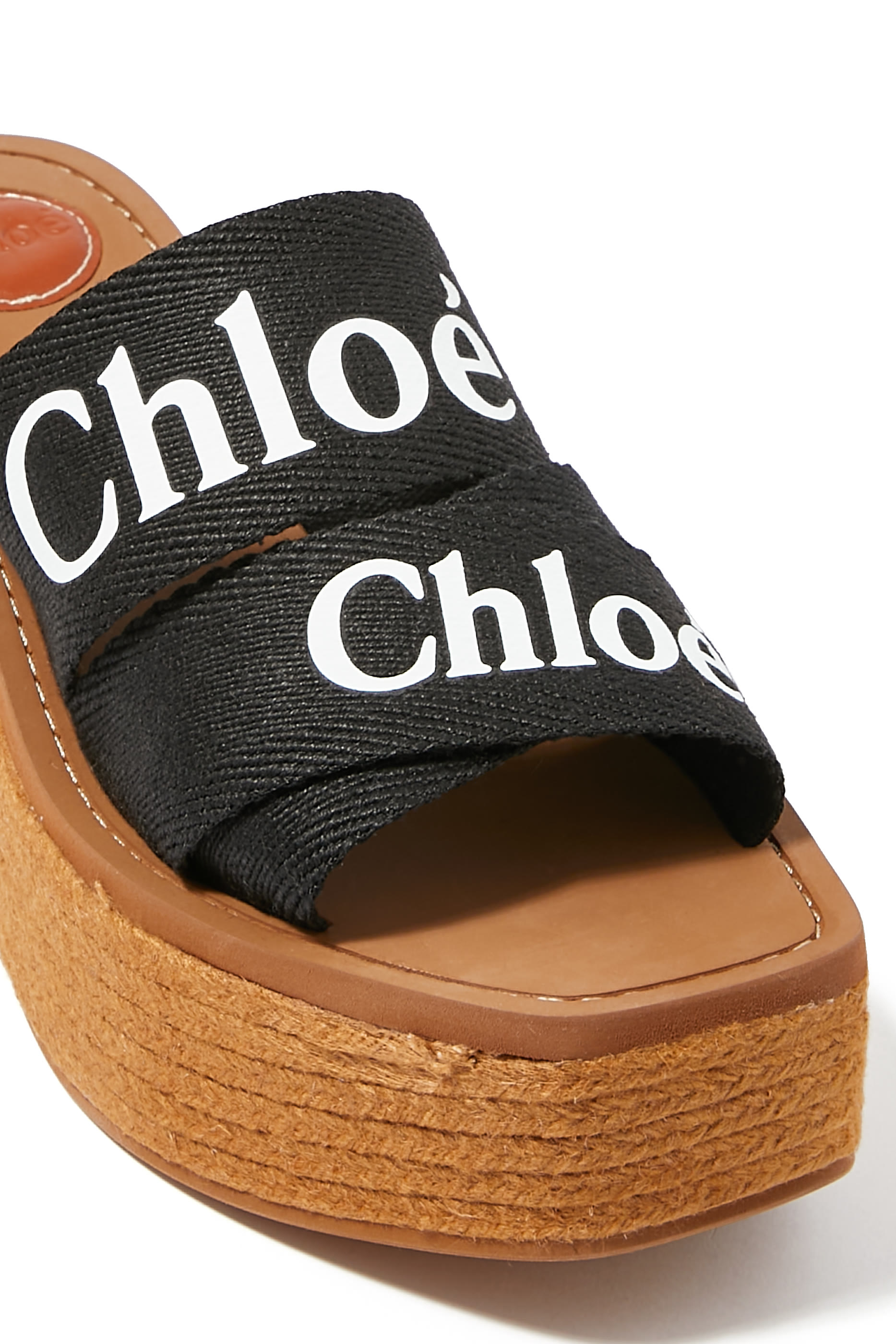 حذاء إسبادريل وودي 75 بكعب ويدج كتان