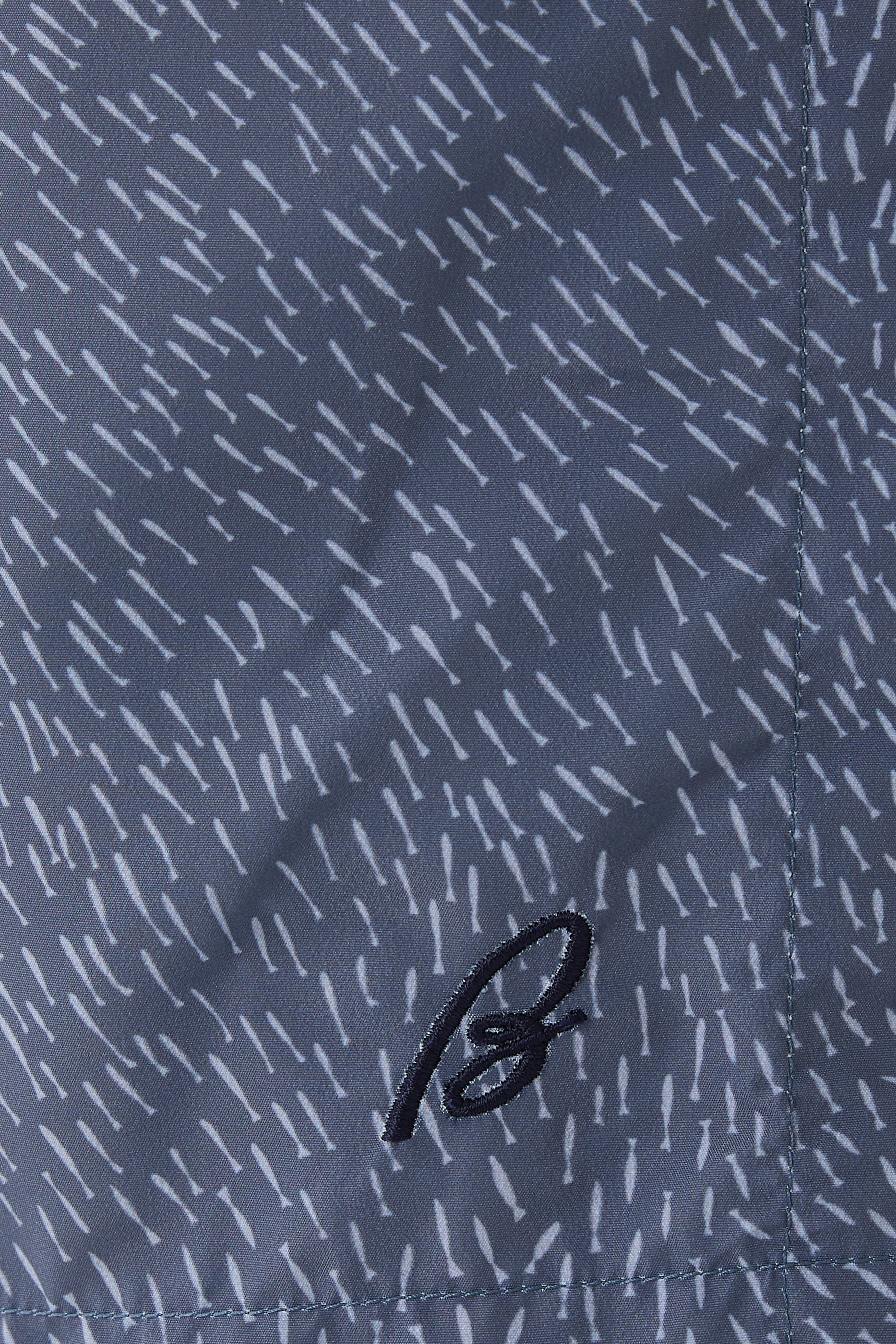 شورت سباحة بطبعات ورباط تضييق