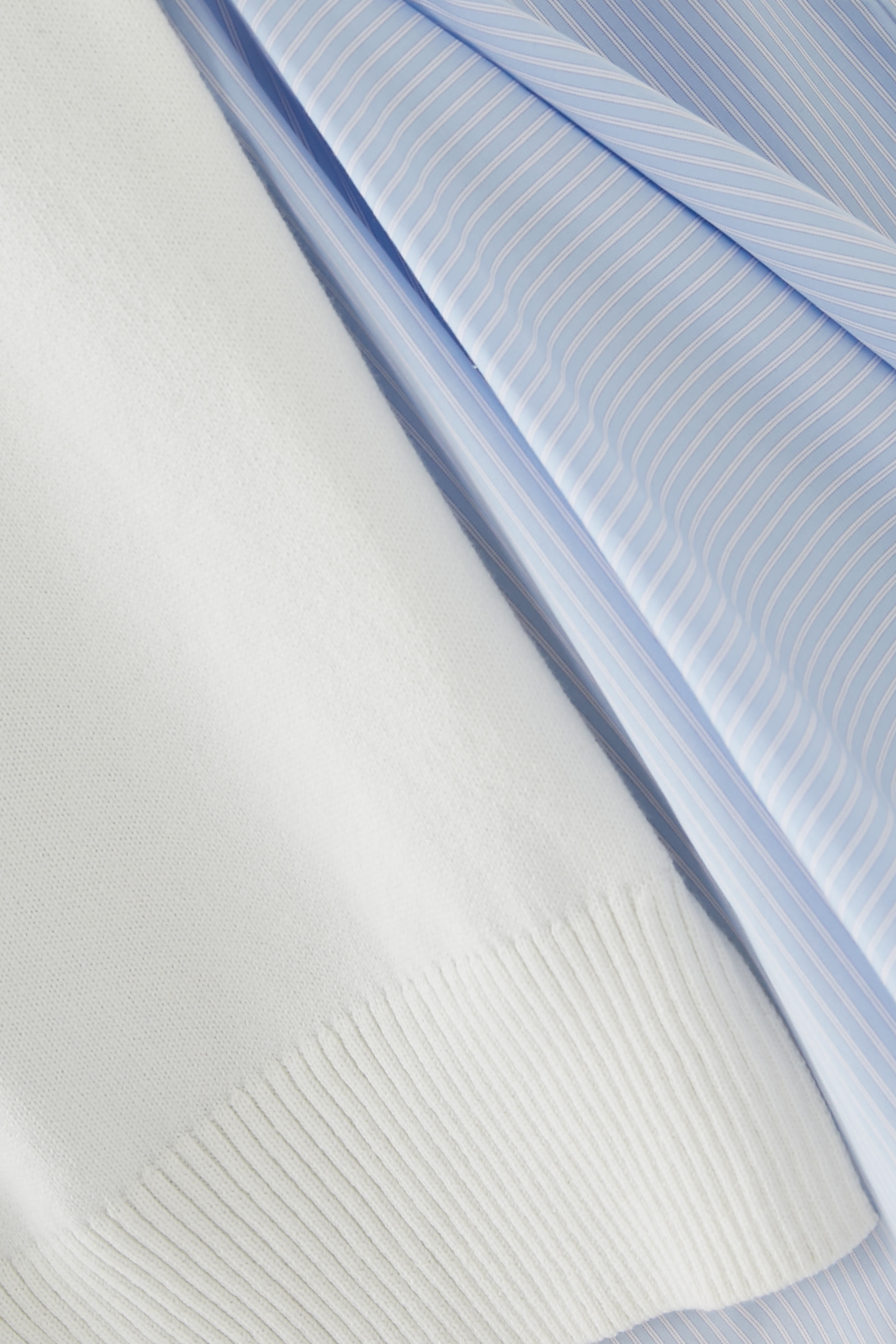 فستان نسيج قطن وبولين