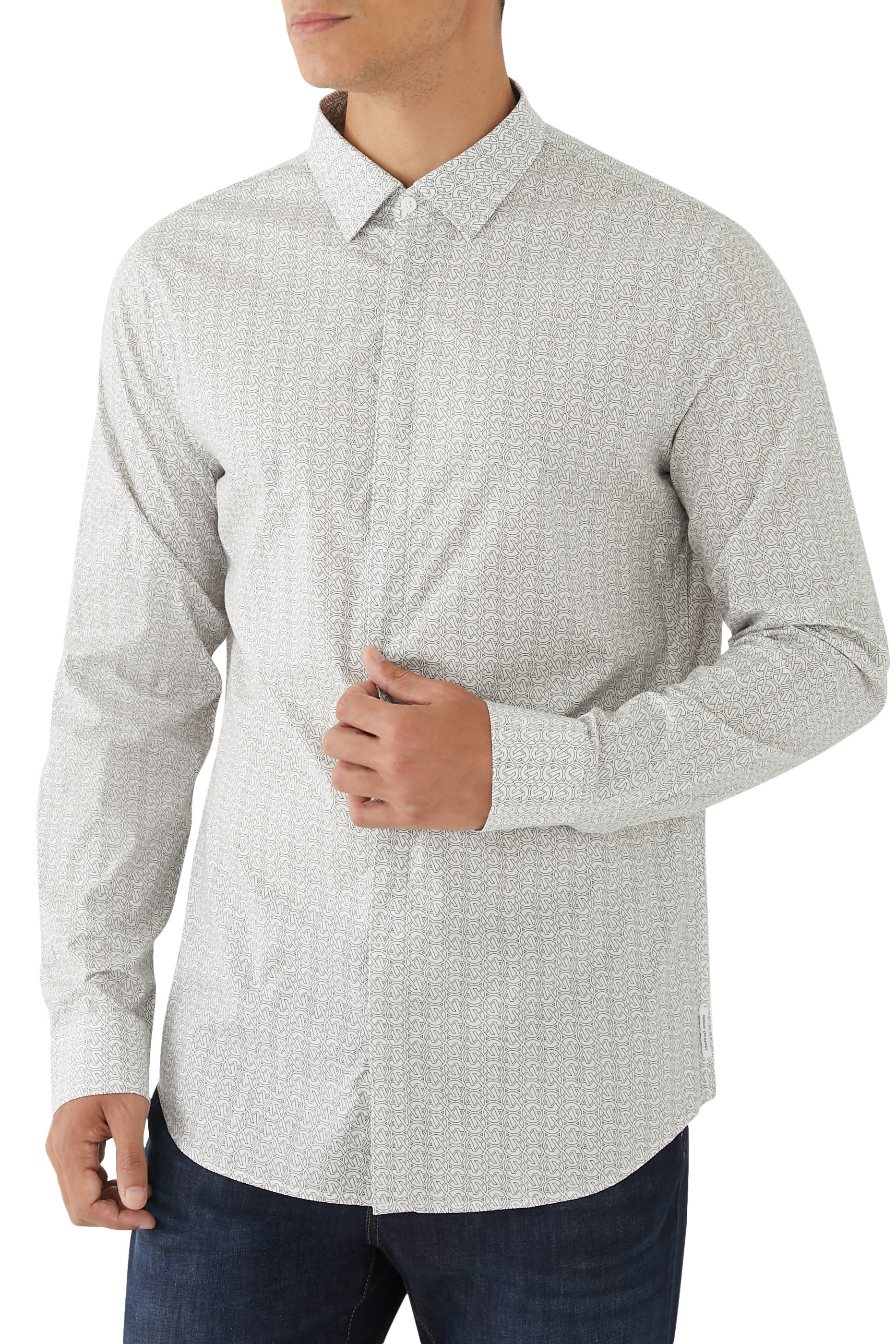 قميص أرو بأكمام طويلة