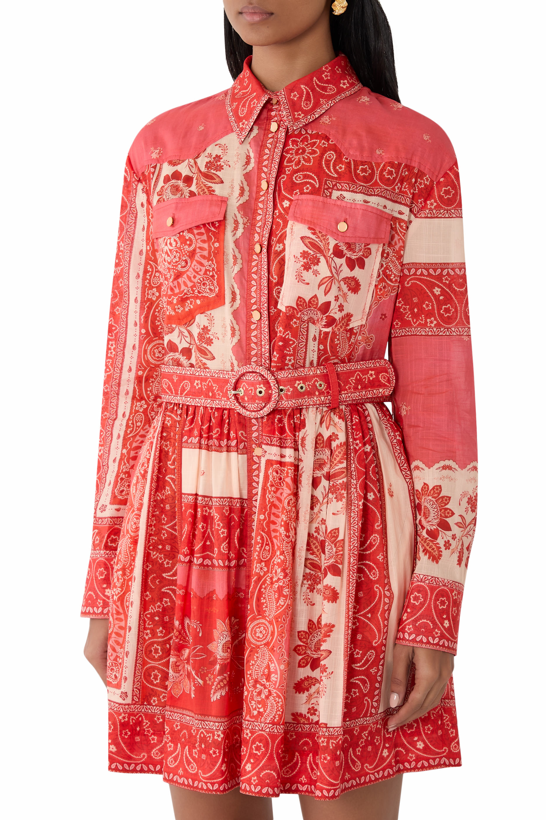 فستان لاكي بنمط قميص