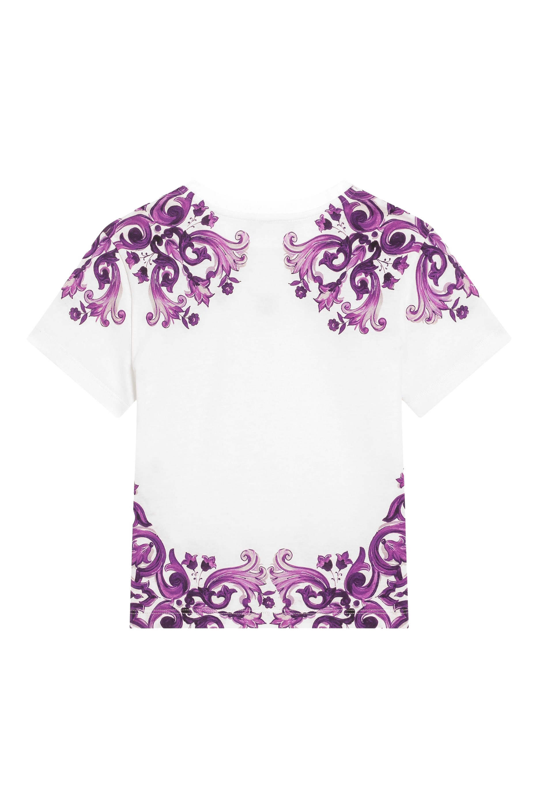 تيشيرت بأكمام قصيرة وطبعة مايوليكا جيرسيه للأطفال