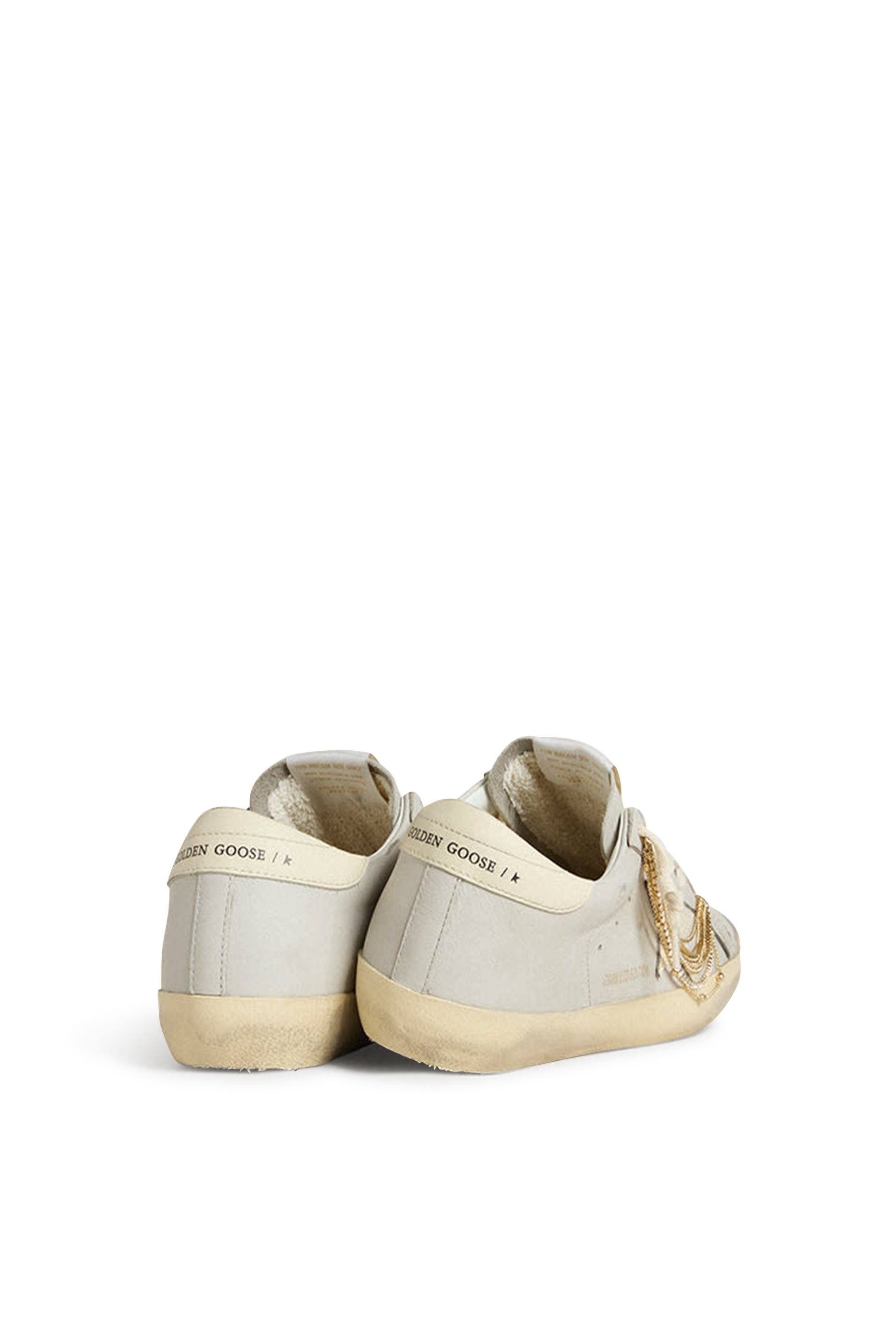 سنيكرز ال تي دي سوبر ستار برقعة النجمة وأعلى الكعب شمواه، جلد نابا