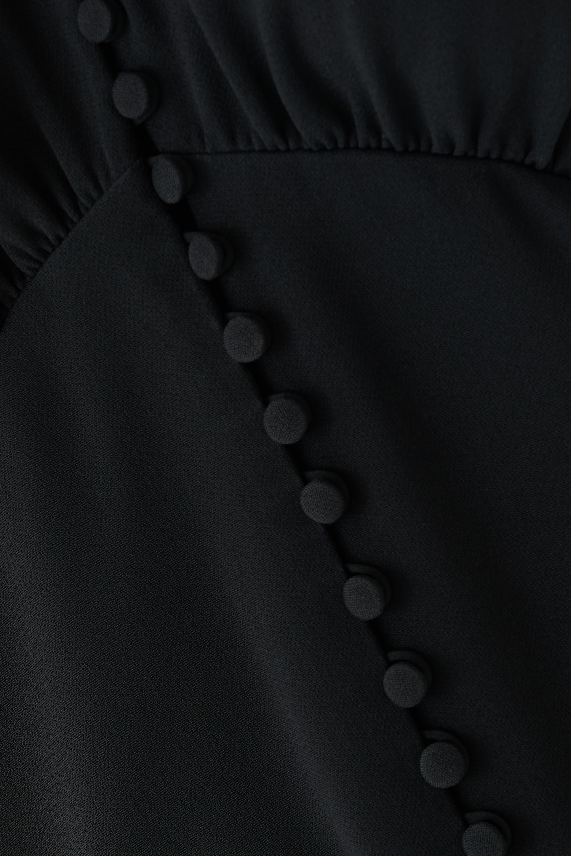 فستان بقصة واسعة نحو الأسفل كريب