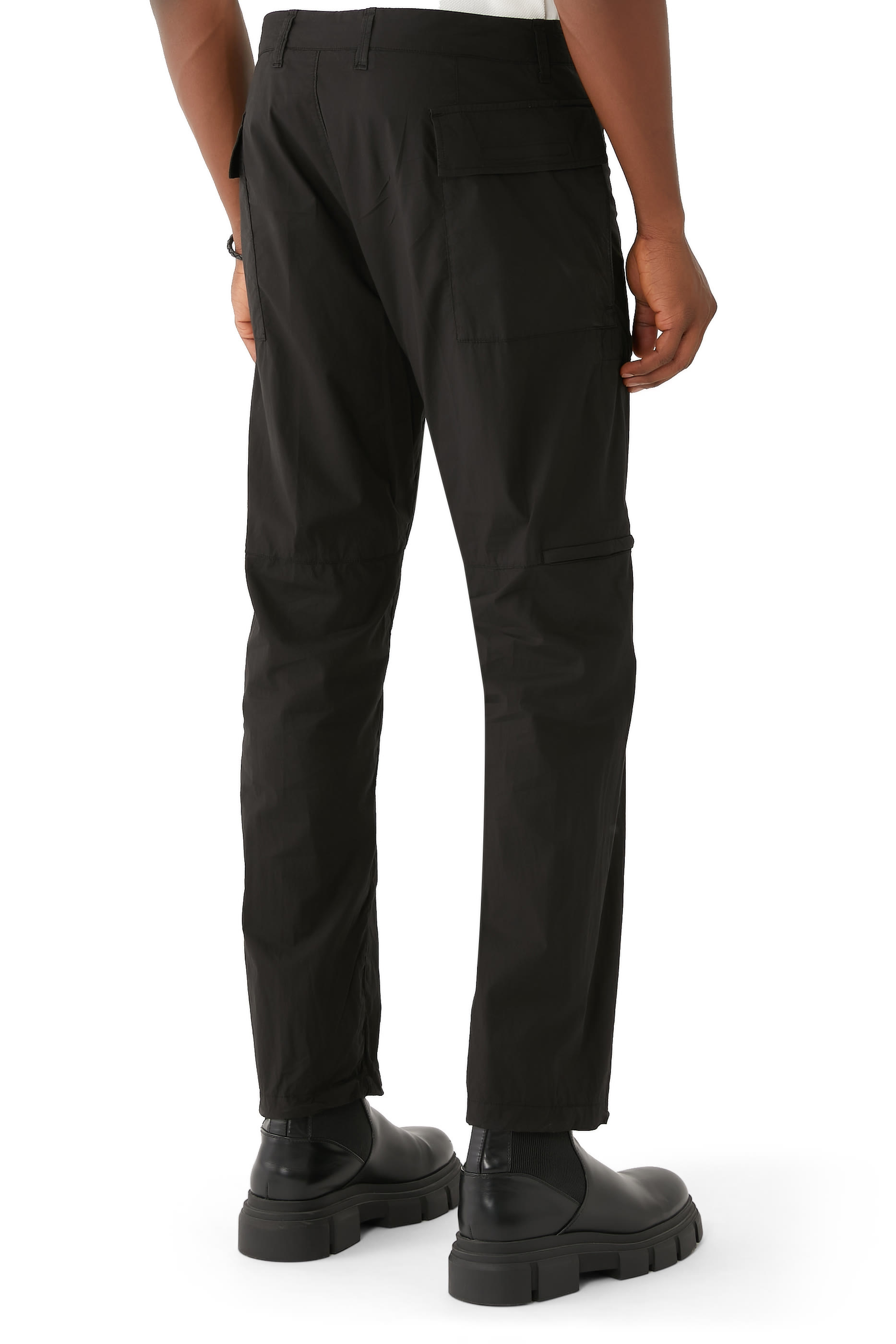 بنطال شينو قطن بشعار الماركة