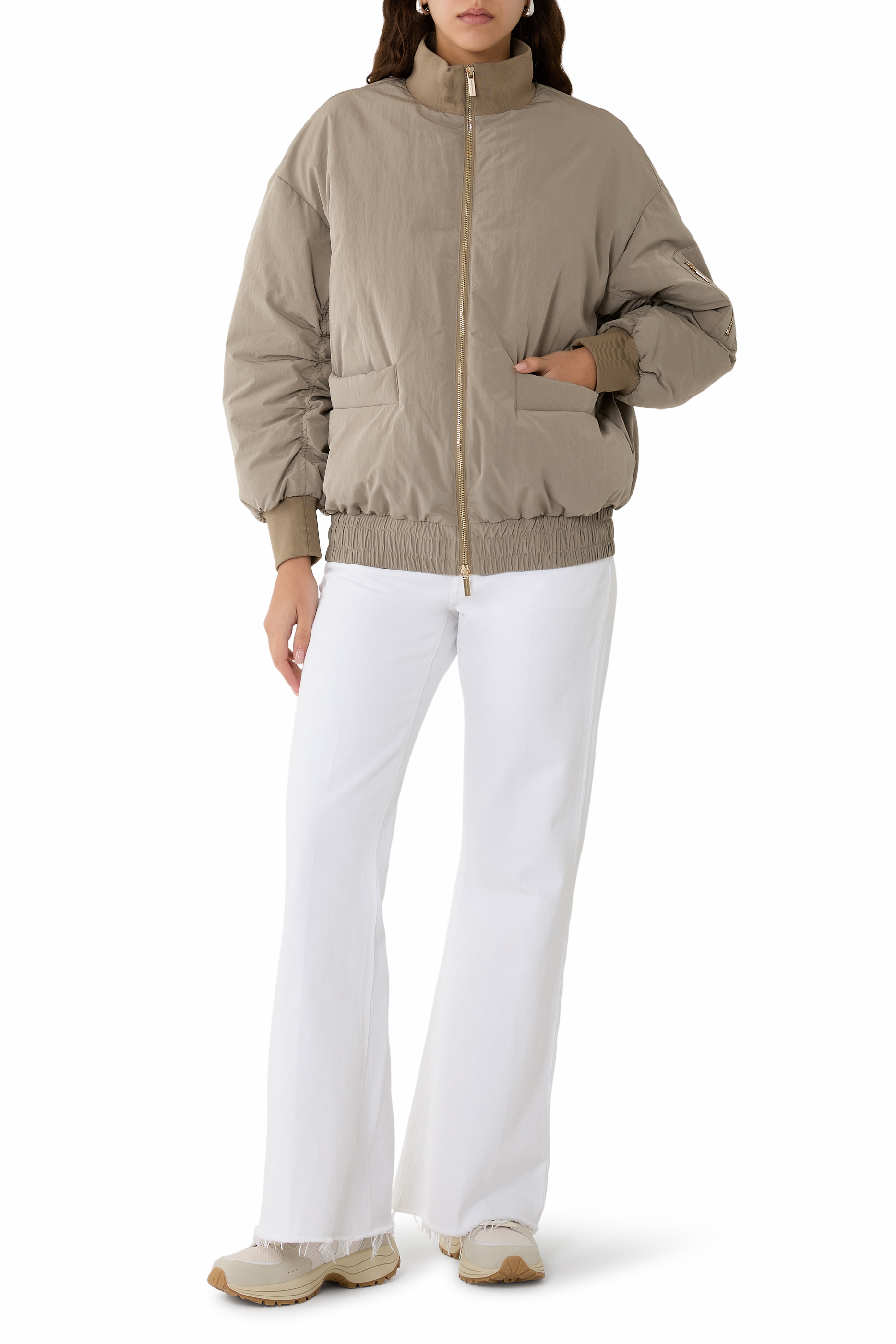 Recycled Nylon Bomber Jacket