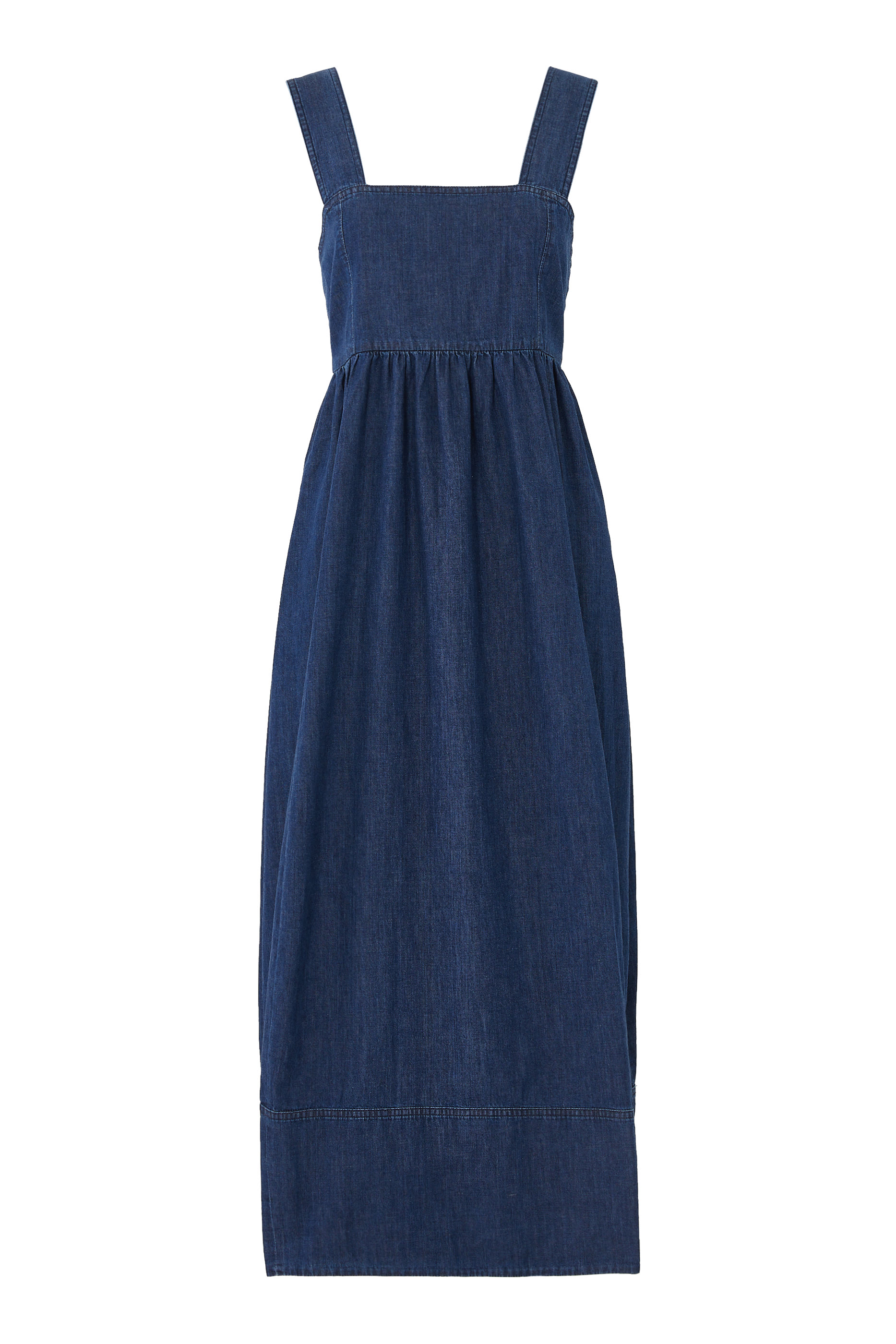 فستان خفيف الوزن بقصة منحوتة ولون باهت