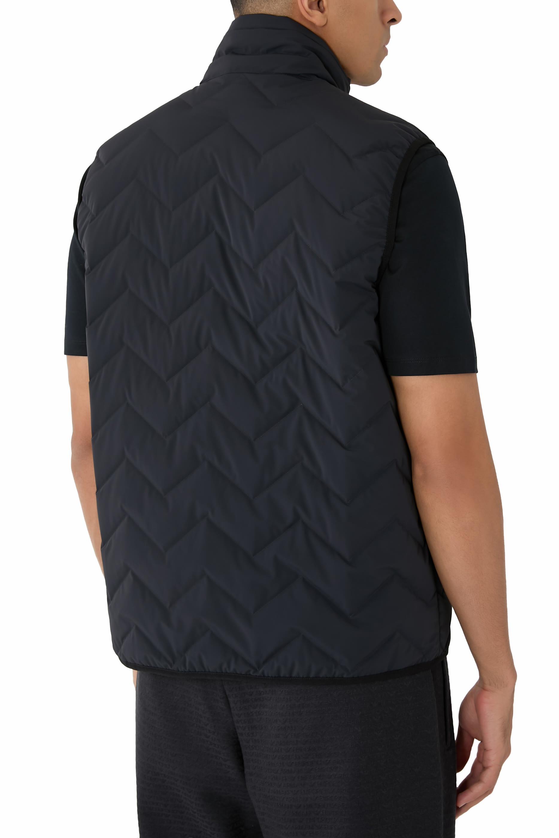 جيليه بافر بنقشة خطوط شيفرون