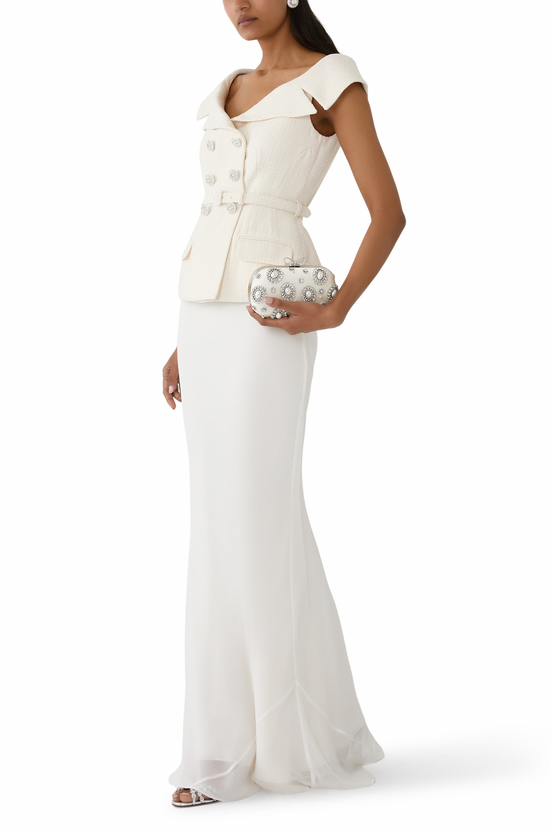 فستان طويل بوكليه