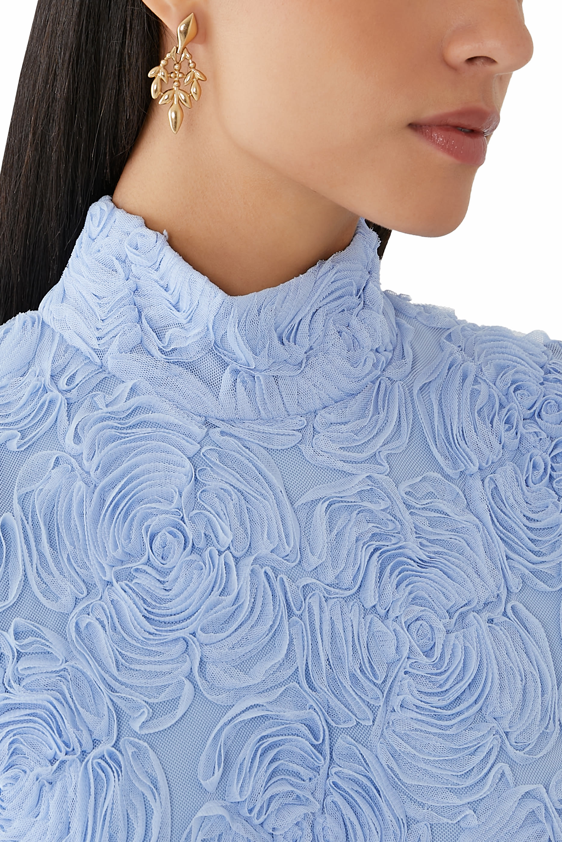 أقراط أوليا، نحاس مطلي بالذهب