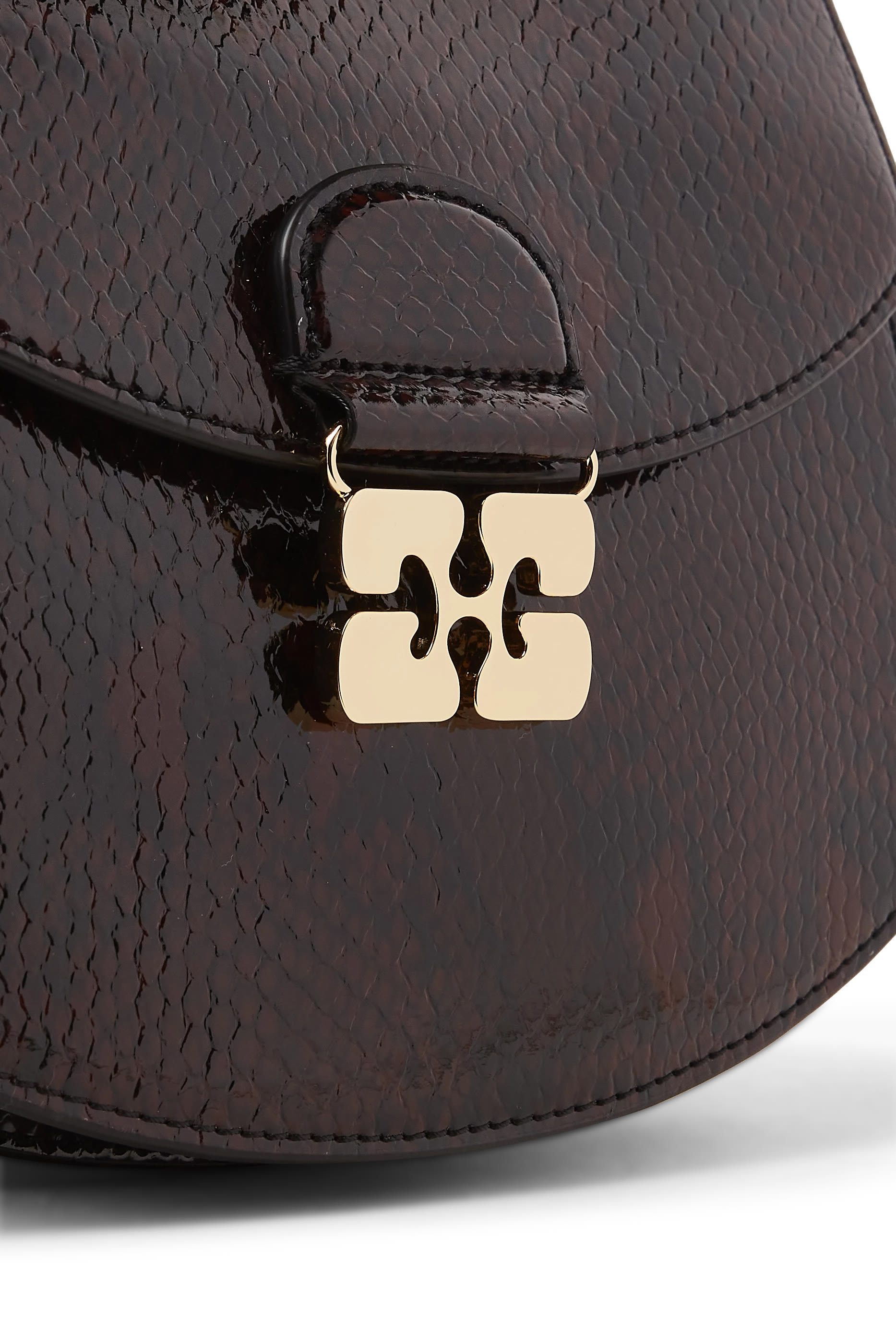 حقيبة أي بو -جي بنقشة جلد أفعى