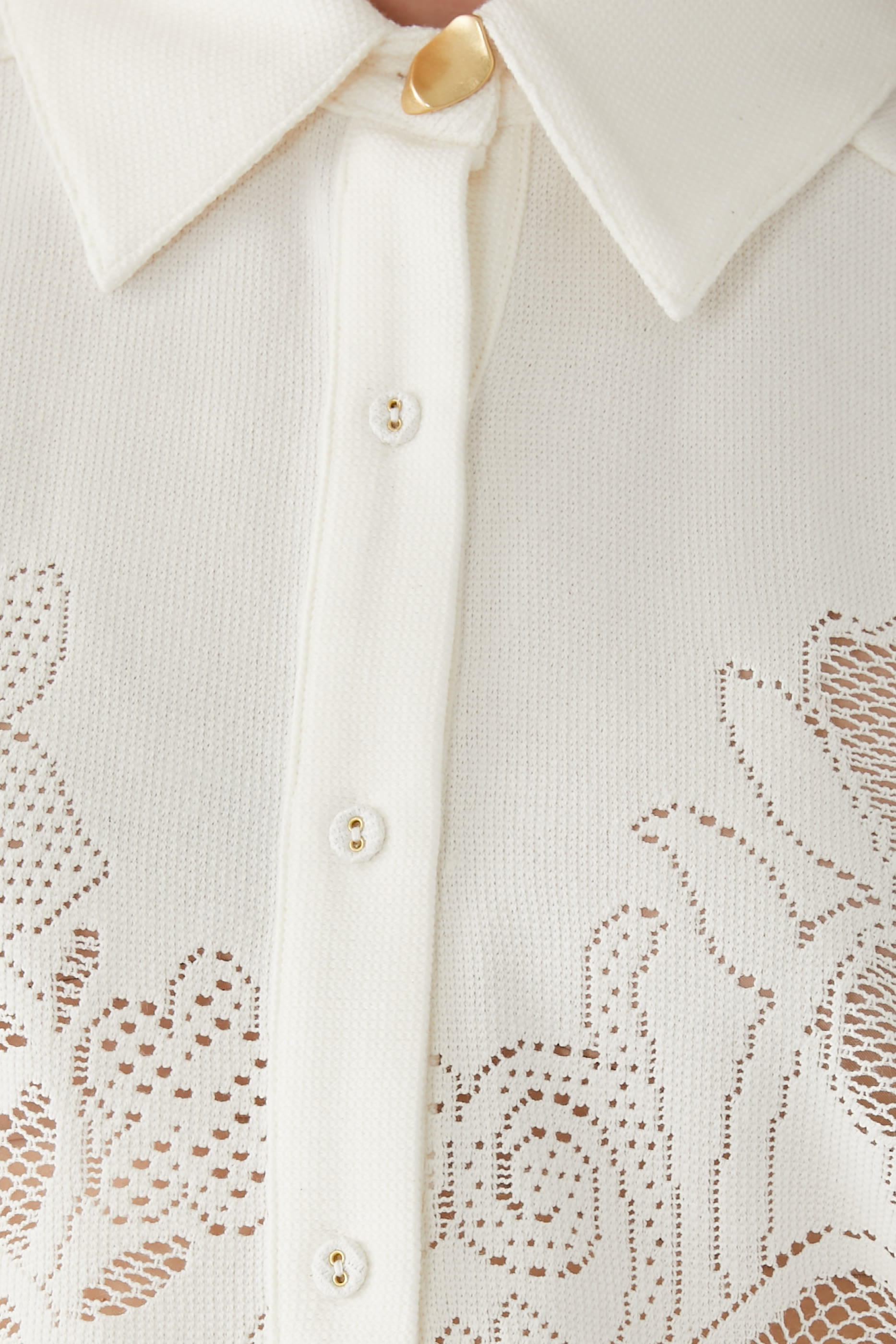 قميص ميوزيس بقصة فضفاضة دانتيل