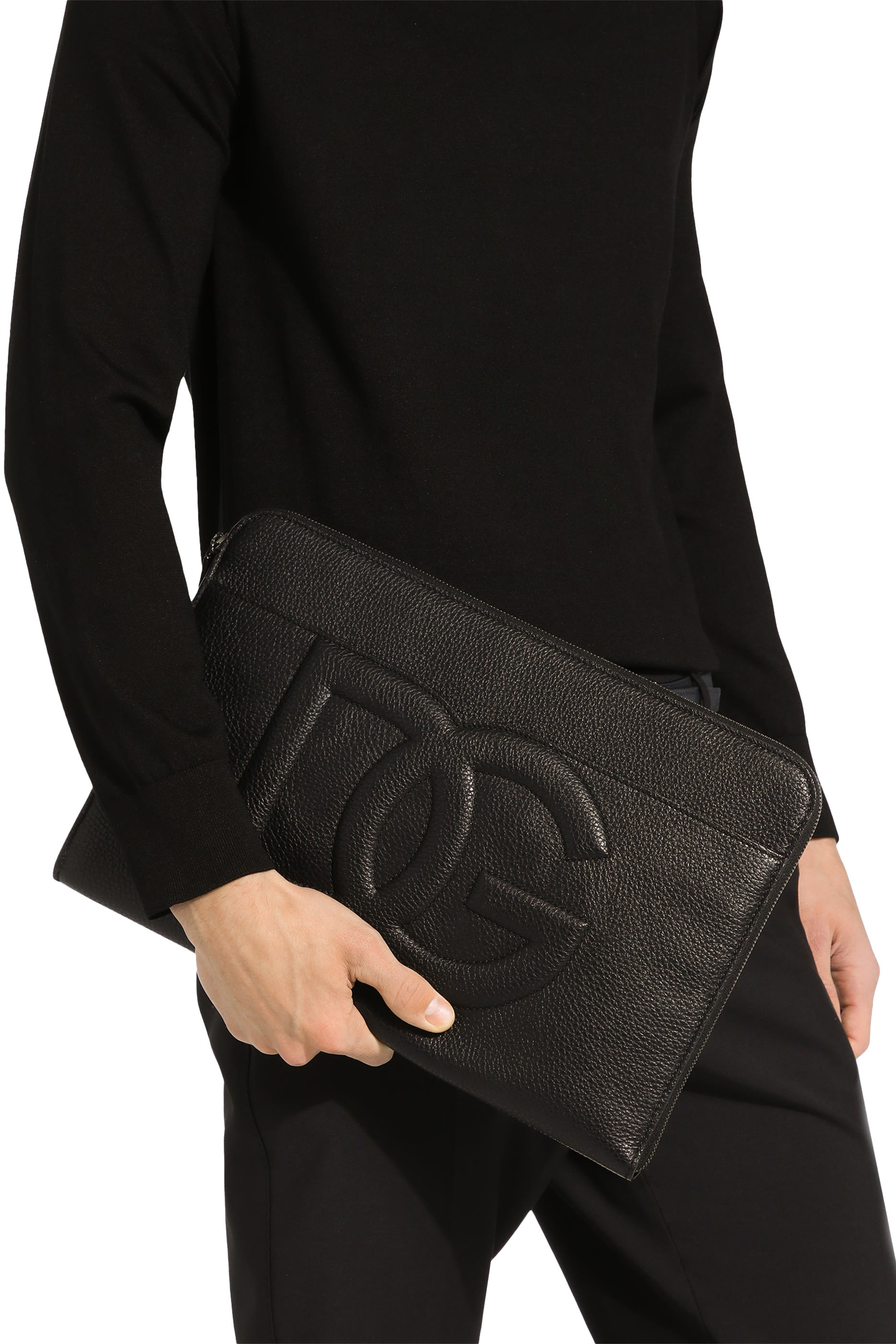 حقيبة كبيرة جلد غزال