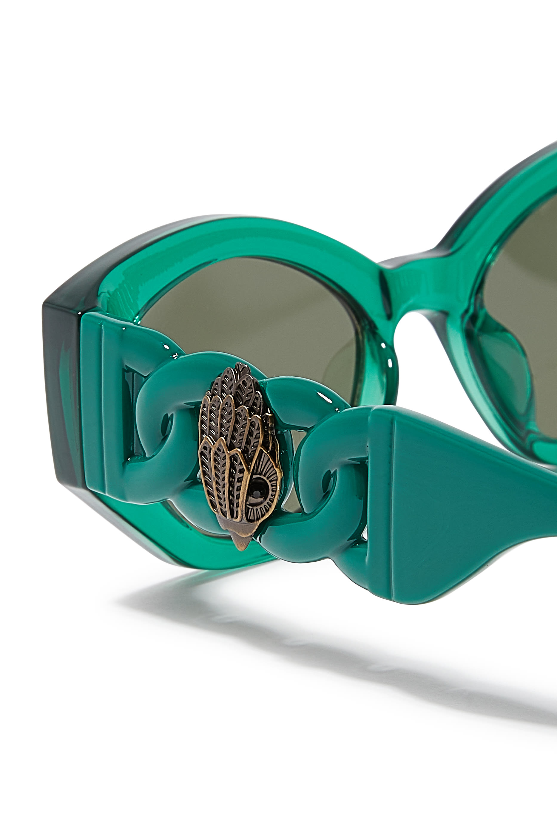 نظارة شمسية تشيلسي بتصميم عين القطة بحلقات سلسلة