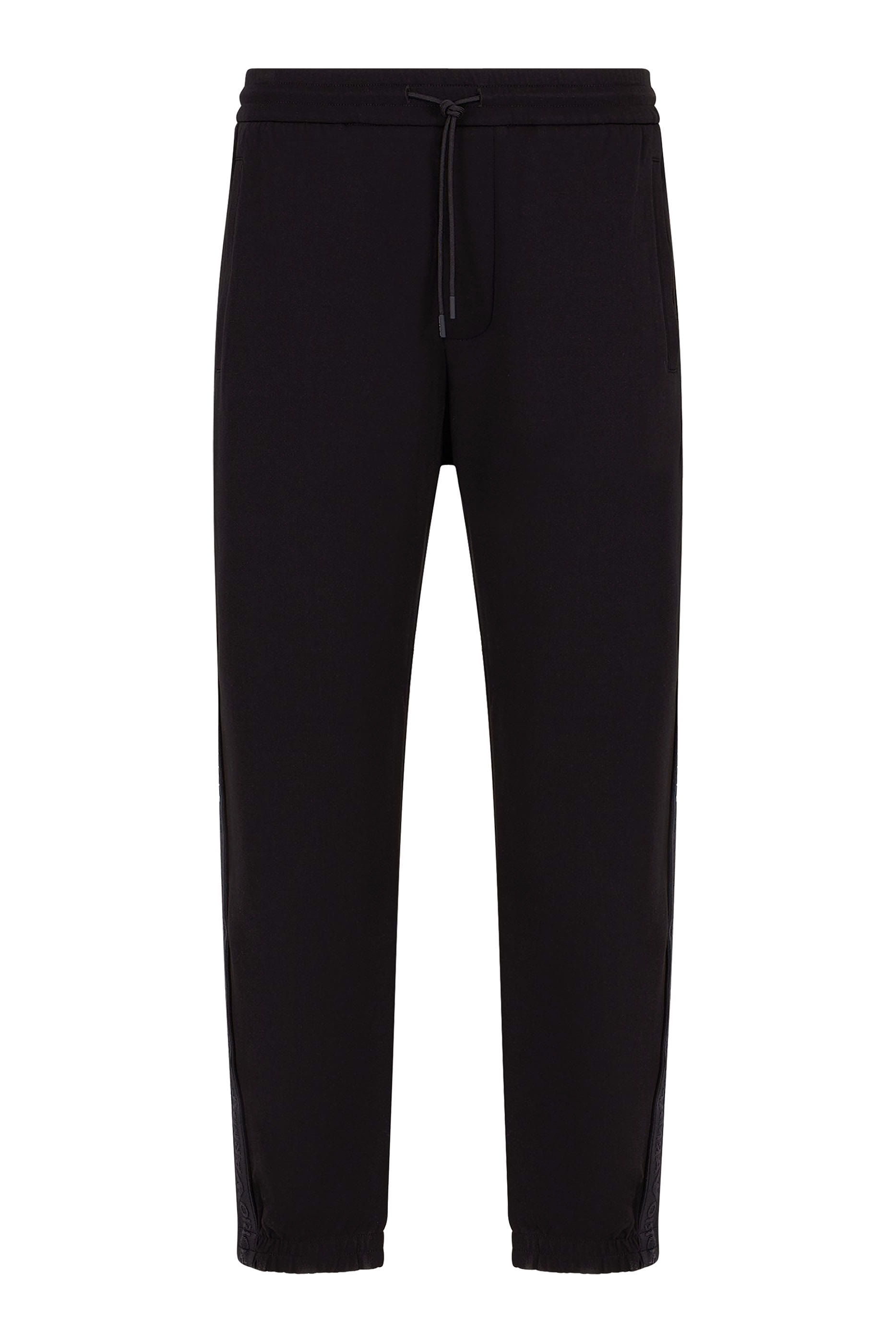 بنطال رياضي بشريط مزدوة بشعار الماركة