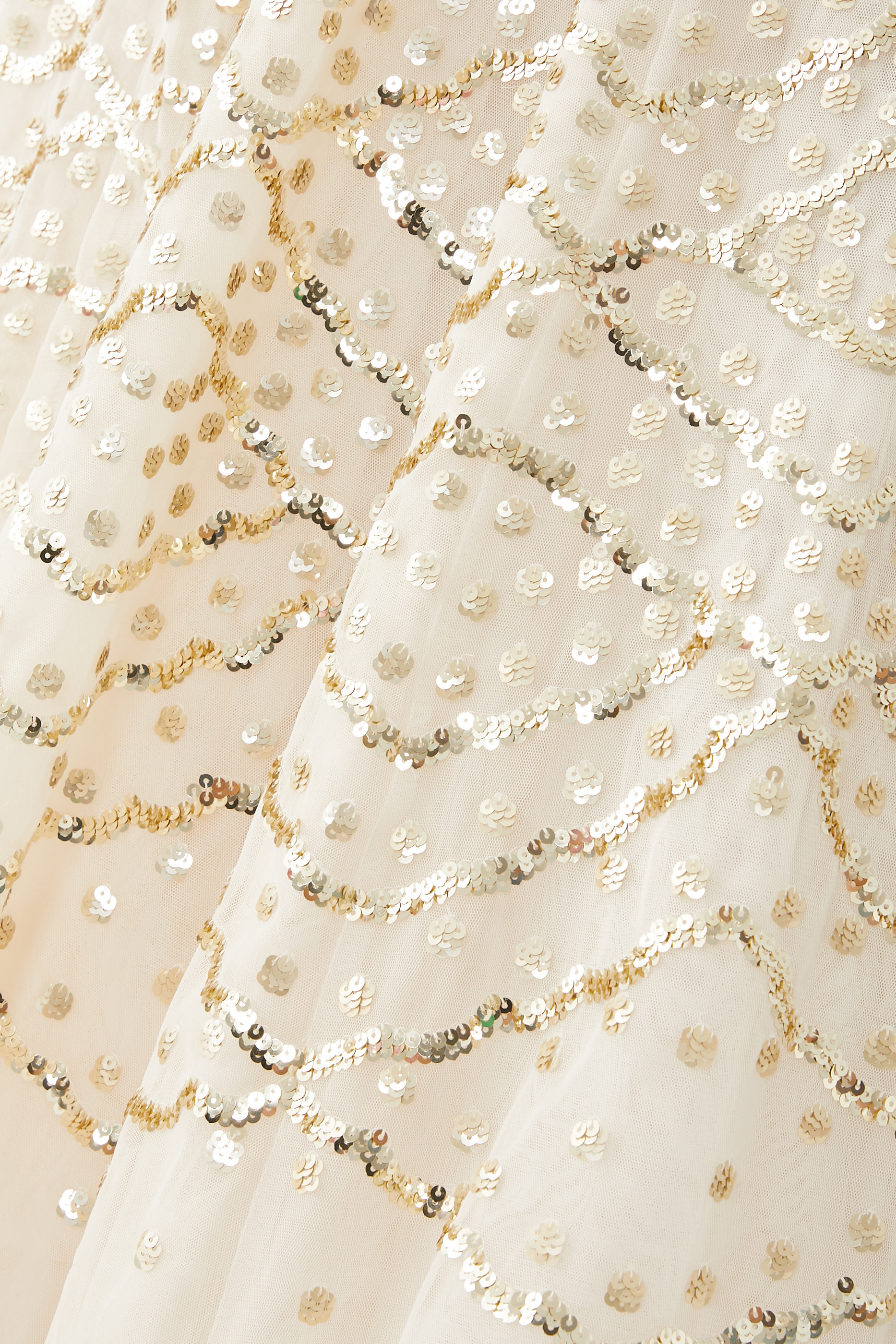 فستان سهرة ديكو دوت جلوس بطول الكاحل