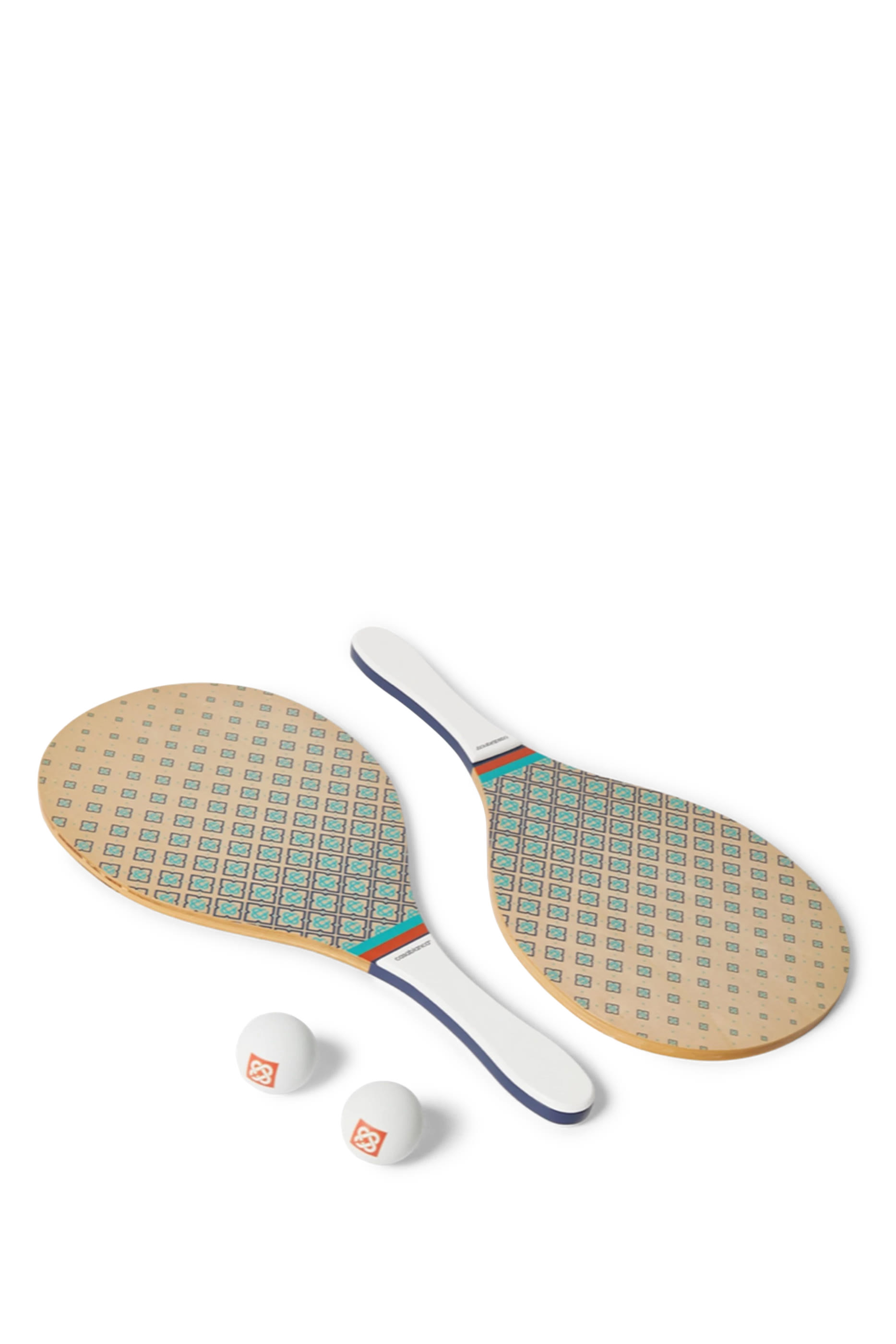 مجموعة مضارب وكرة للشاطئ بأحرف الماركة للشاطئ