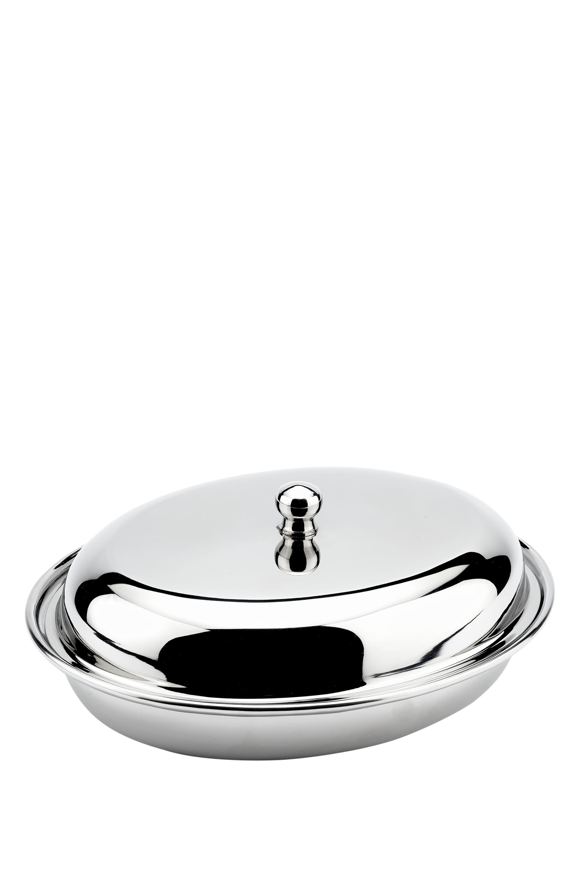 طبق خضراوات هولوير بتصميم بيضاوي وغطاء