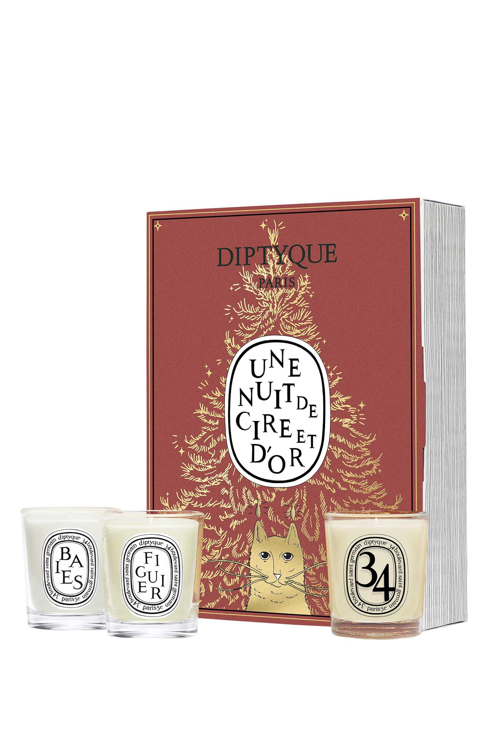 مجموعة هدية 3 شموع صغيرة