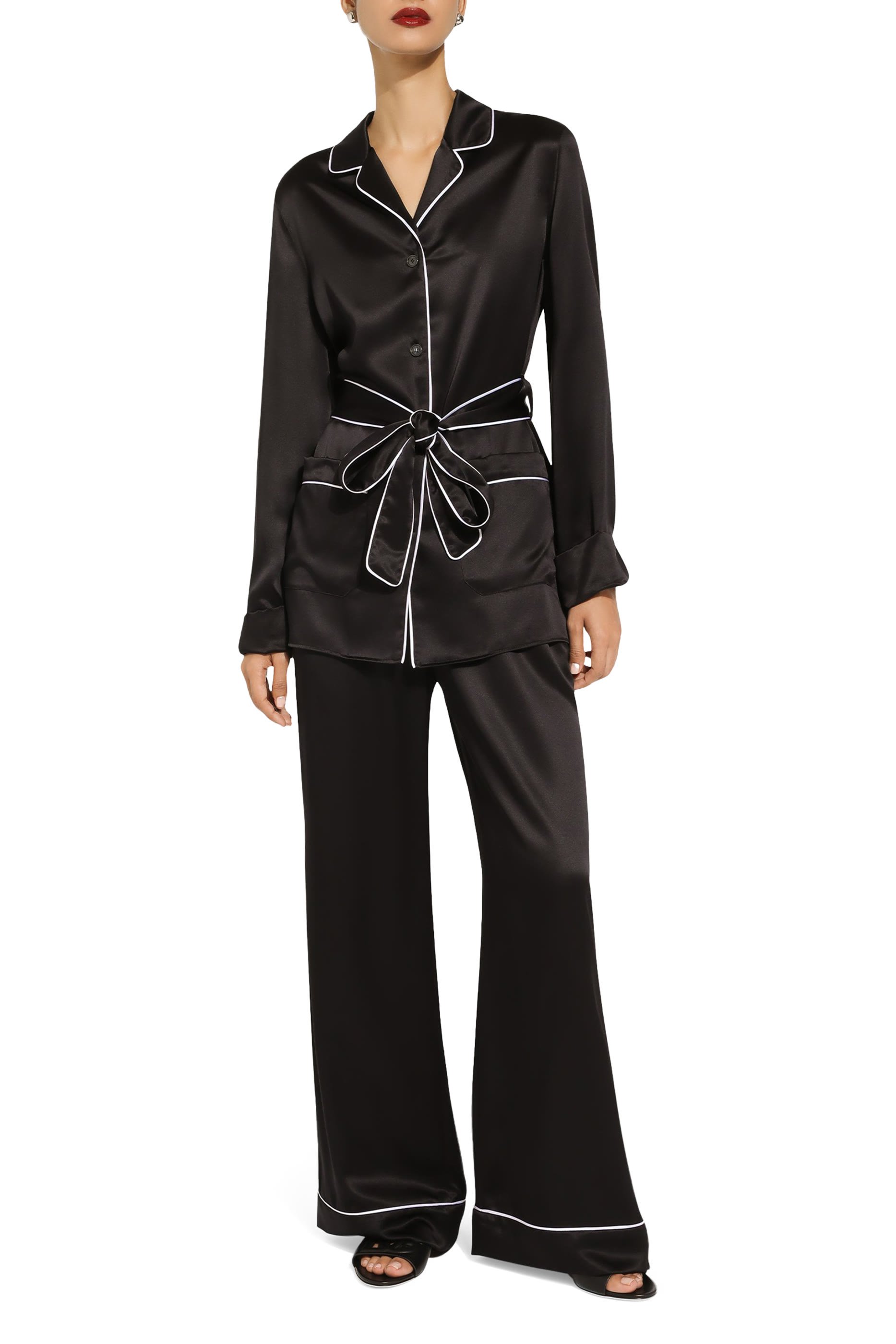 بنطال بيجامة حرير