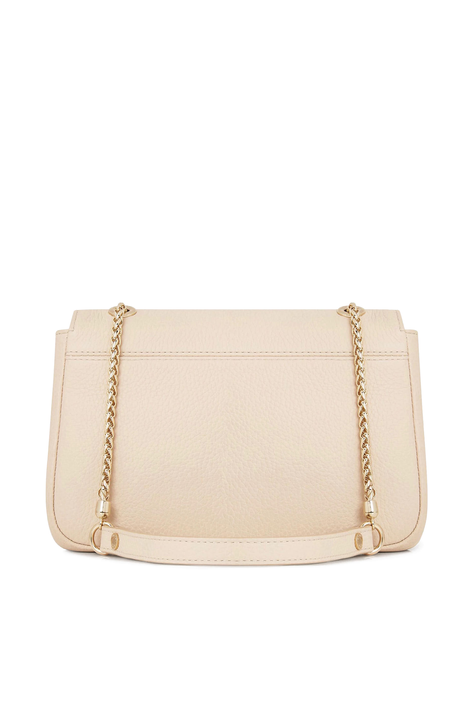 حقيبة كتف إيست ويست صغيرة جلد بارز الملمس