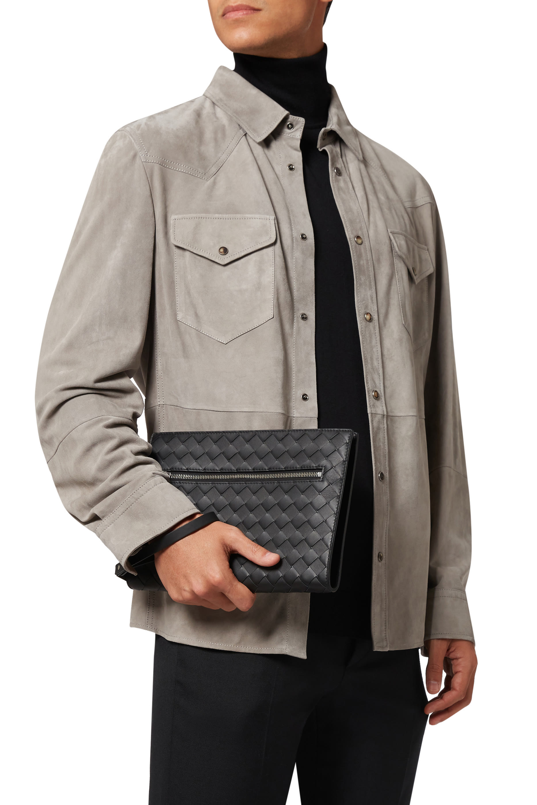 Small Classic Intrecciato Document Case