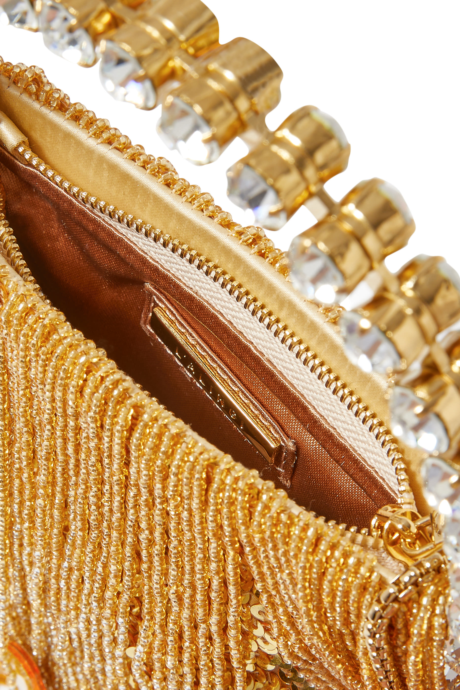 حقيبة إيترنيتي صغيرة بشرابات رقيقة وفراشات