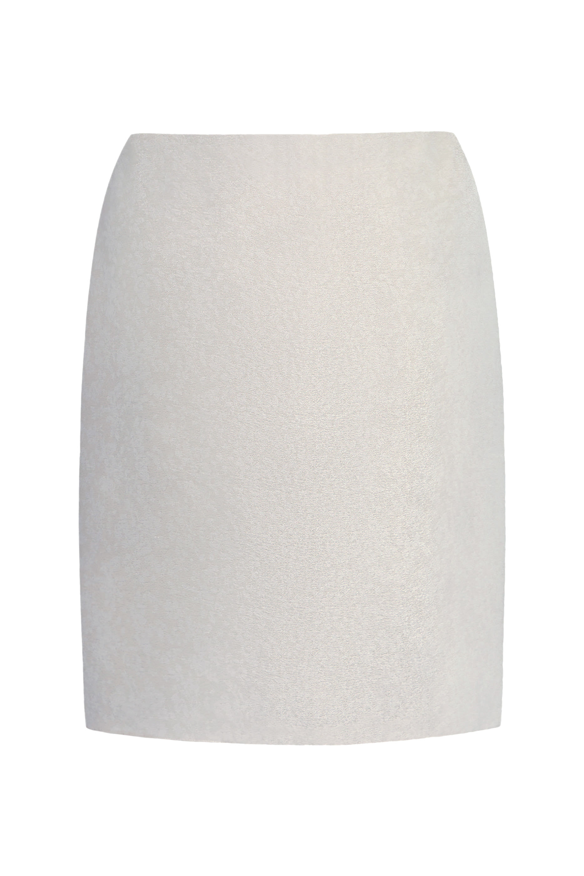 تنورة متوسطة الطول حرير