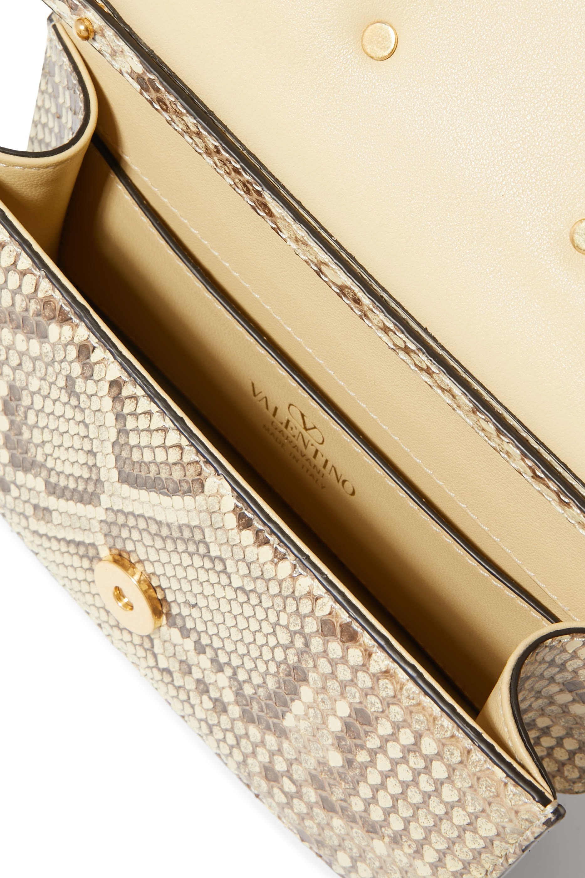 حقيبة كتف لوكو بنقشة جلد أفعى