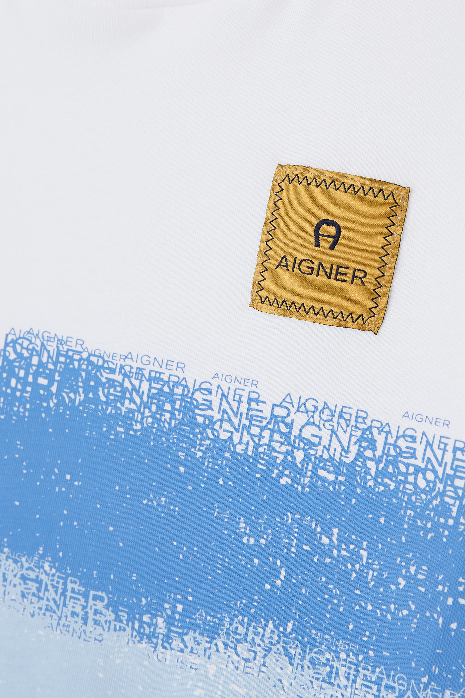 تيشيرت جيرسيه طويل التيلة بطبعة شعار الماركة للأطفال