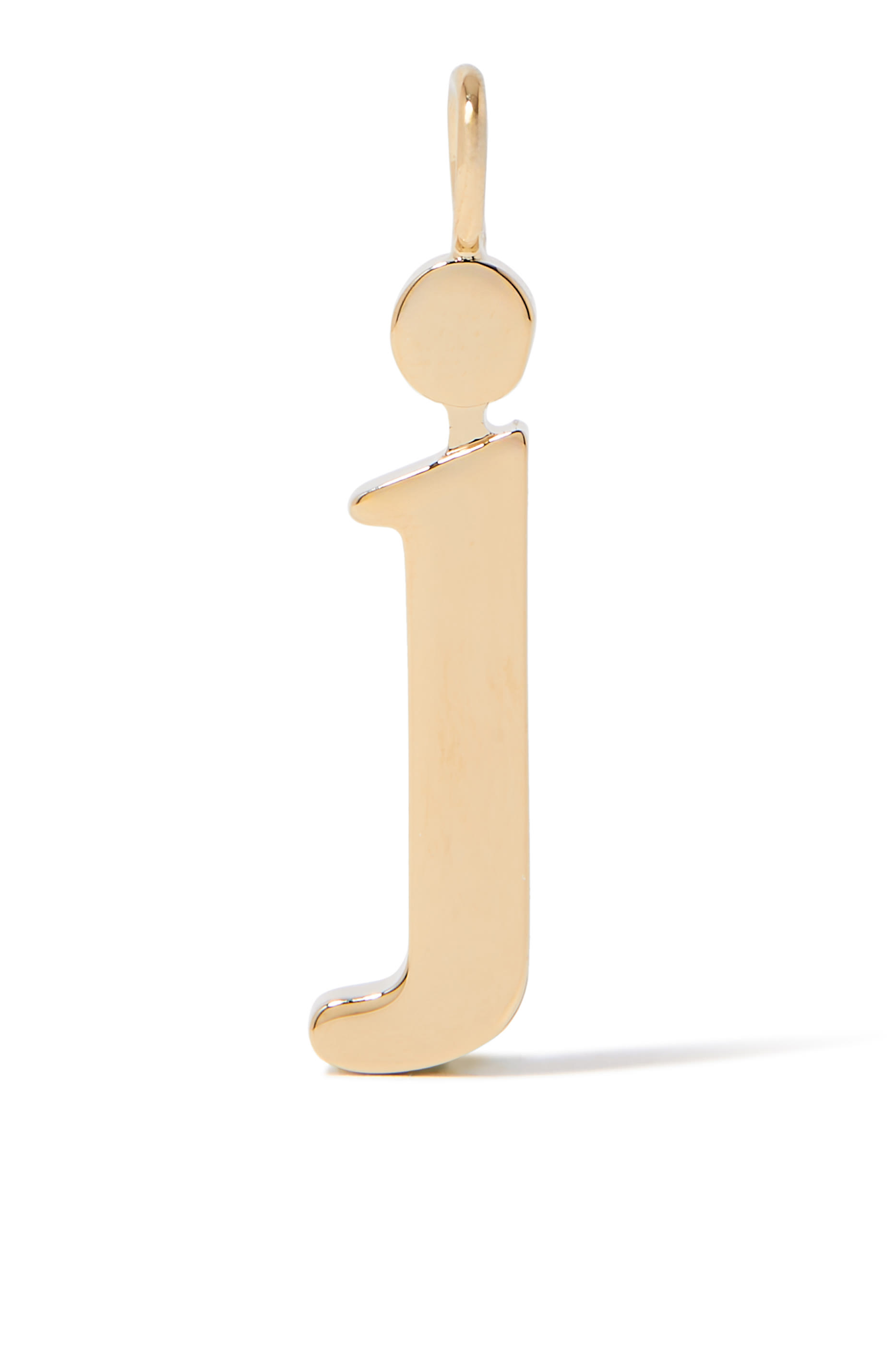 حلية بتصميم حرف j